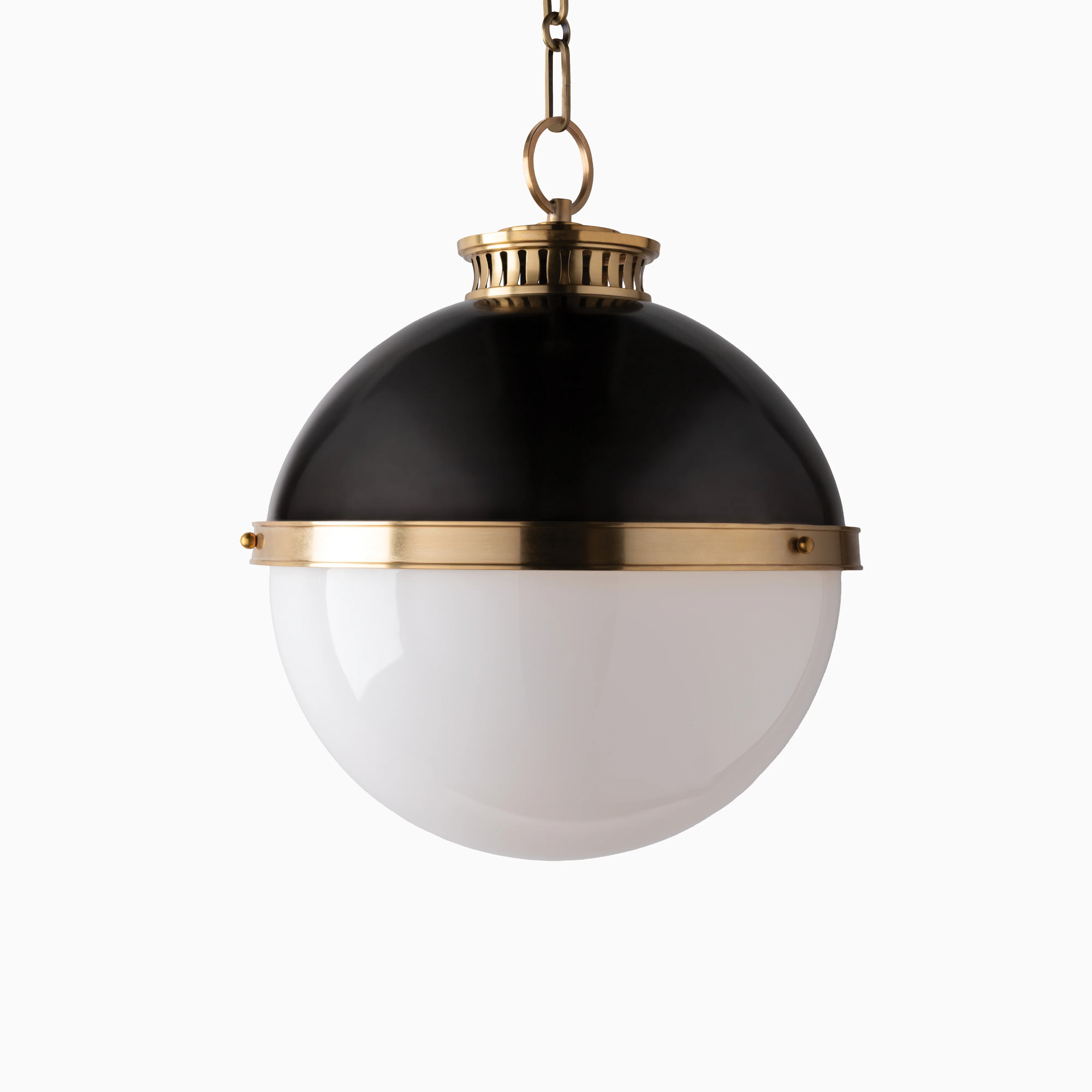 Barnes 14" Pendant in Aged Antique Distressed Bronze - Image 3