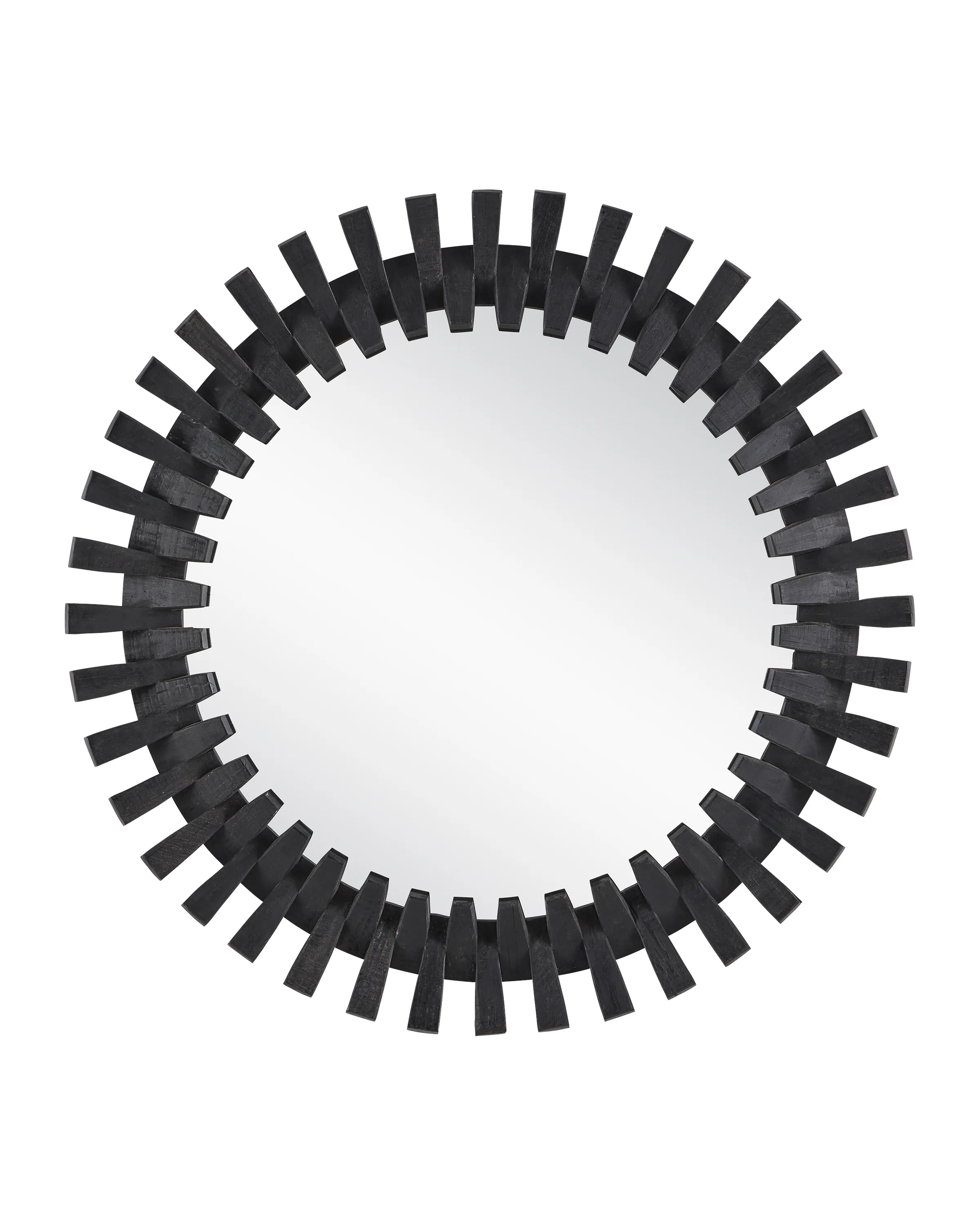 Bellmere Round Mirror in Black - Image 2