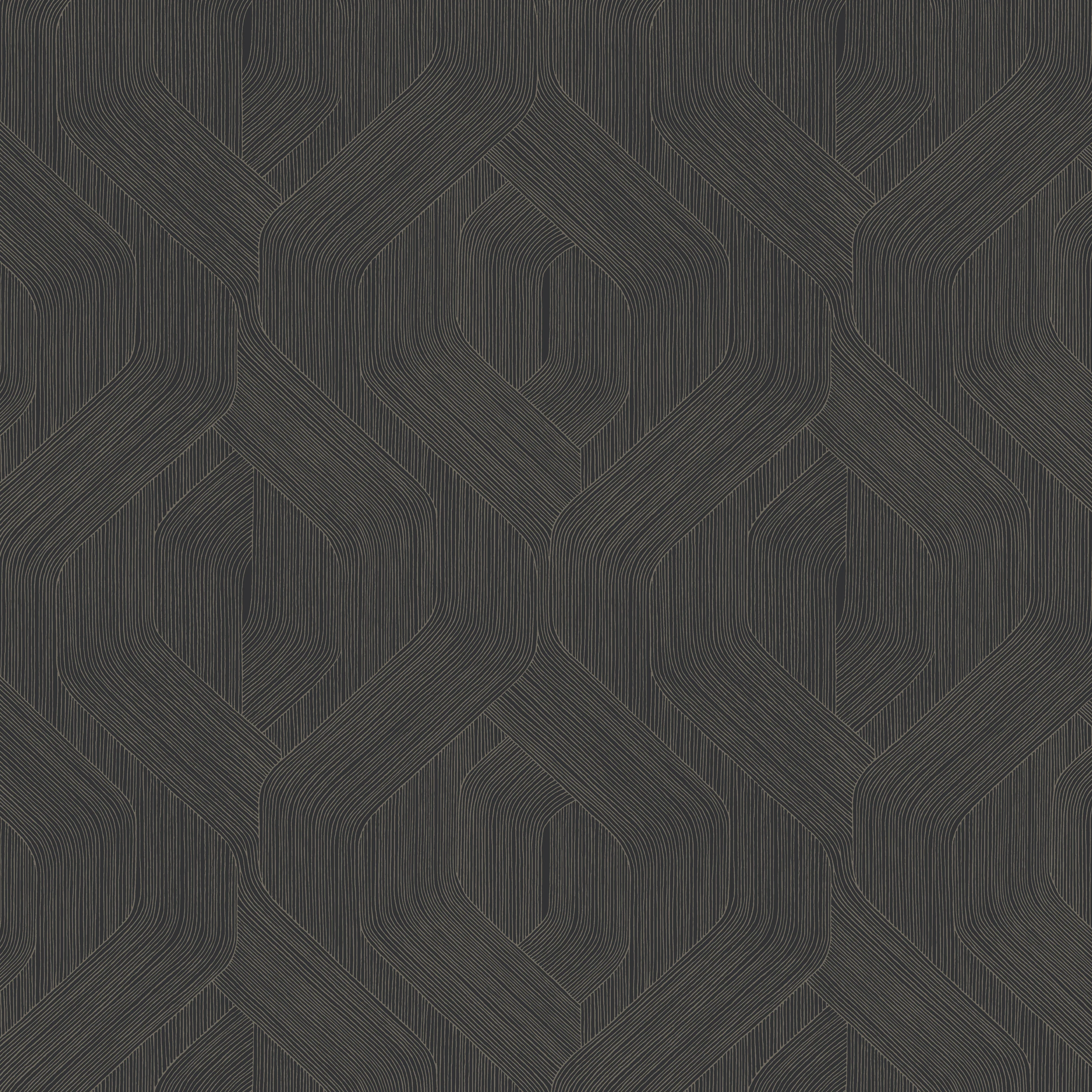 Beralyn Wallpaper in Black