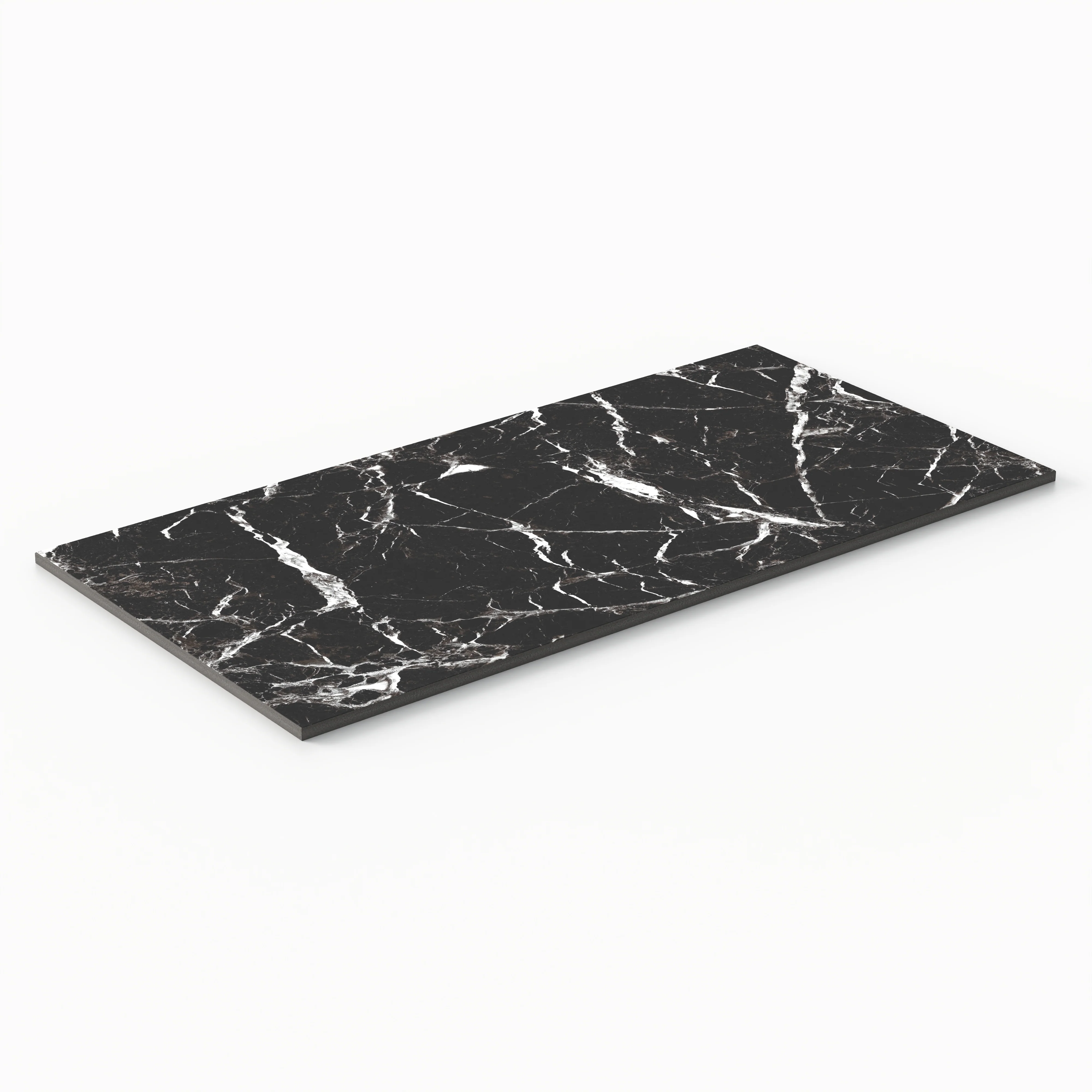 Blair 12x24 Matte Porcelain Tile in Marmo Black - Image 3