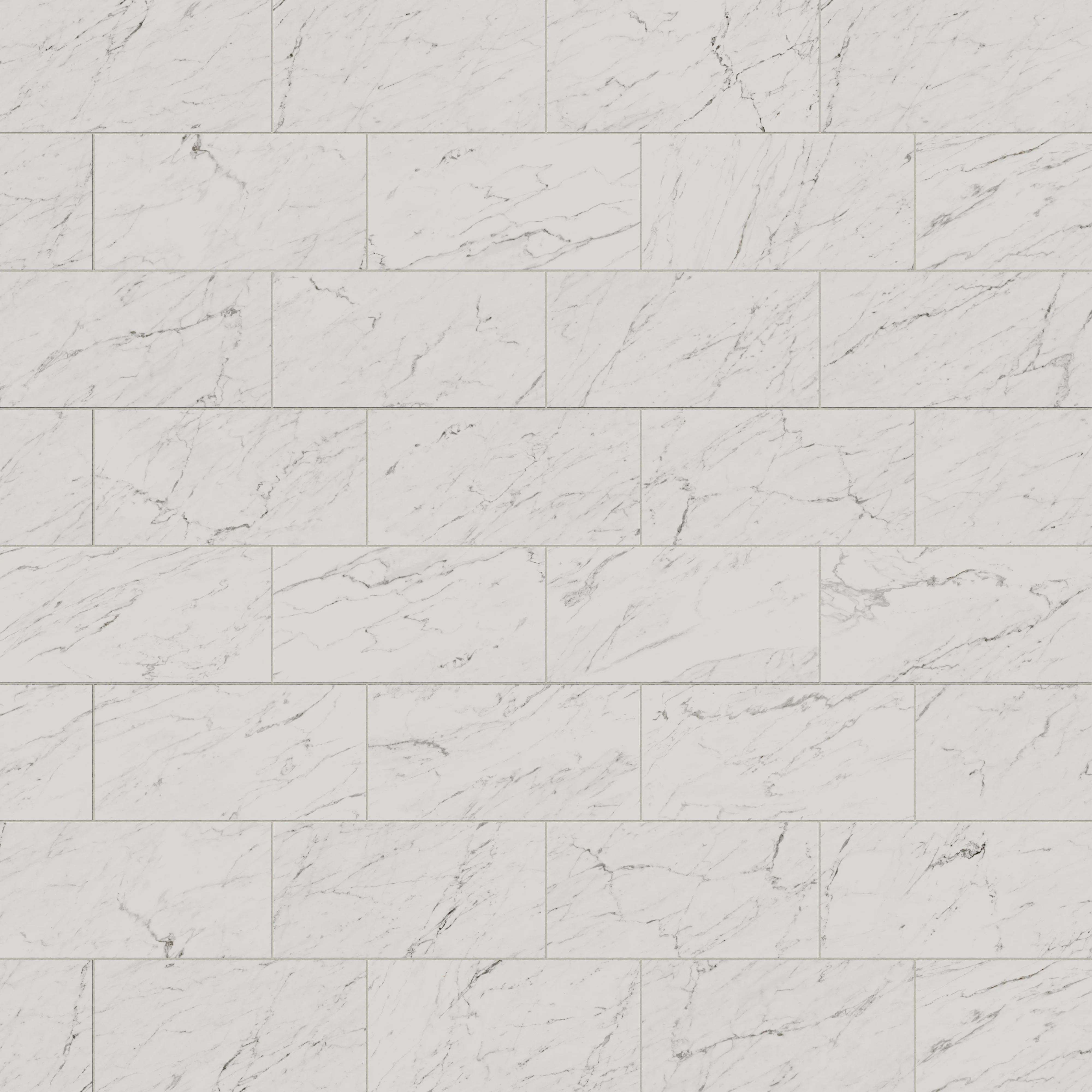 Blair 12x24 Matte Porcelain Tile in White Carrara - Image 3