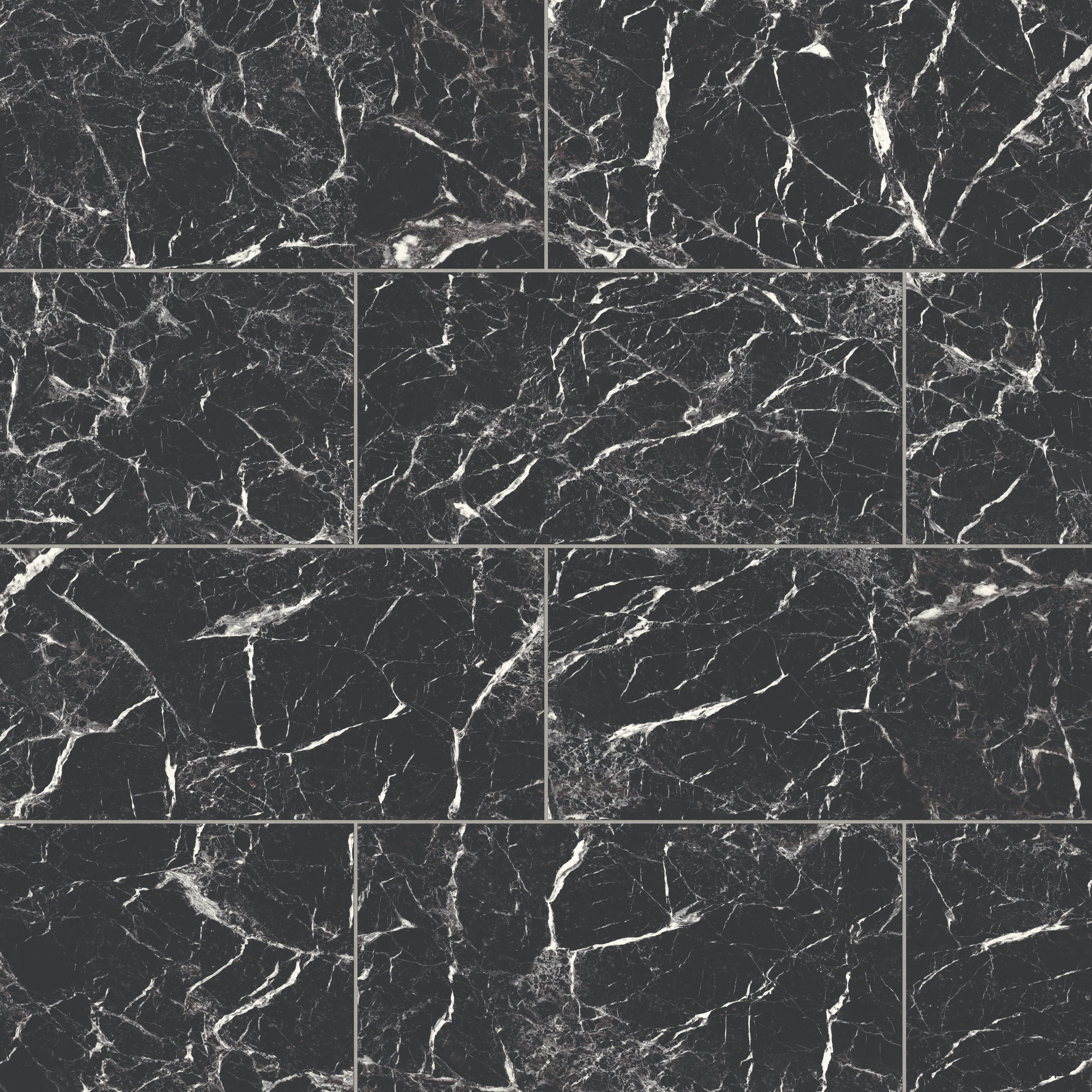 Blair 12x24 Polished Porcelain Tile in Marmo Black - Image 7