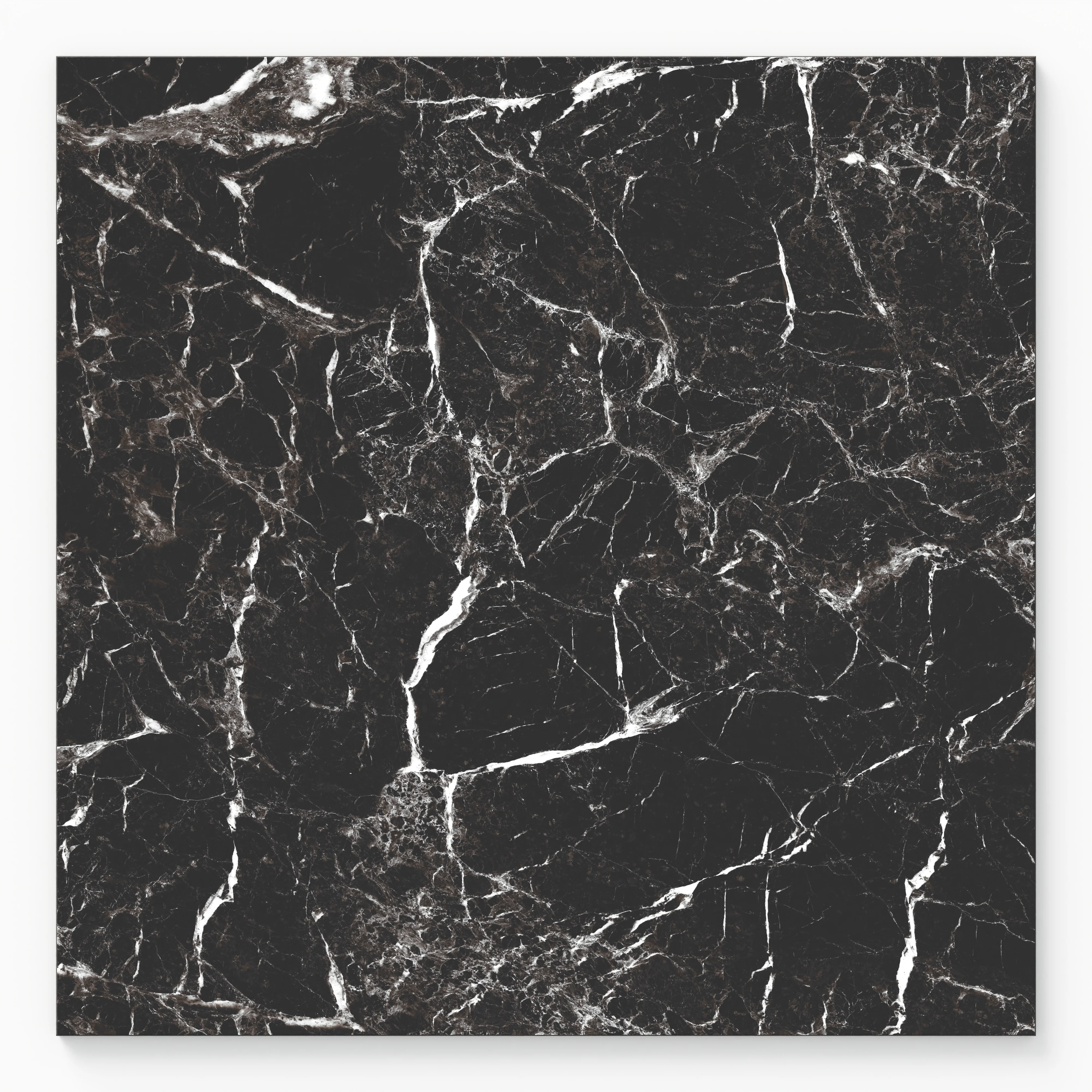 Blair 24x24 Matte Porcelain Tile in Marmo Black - Image 2