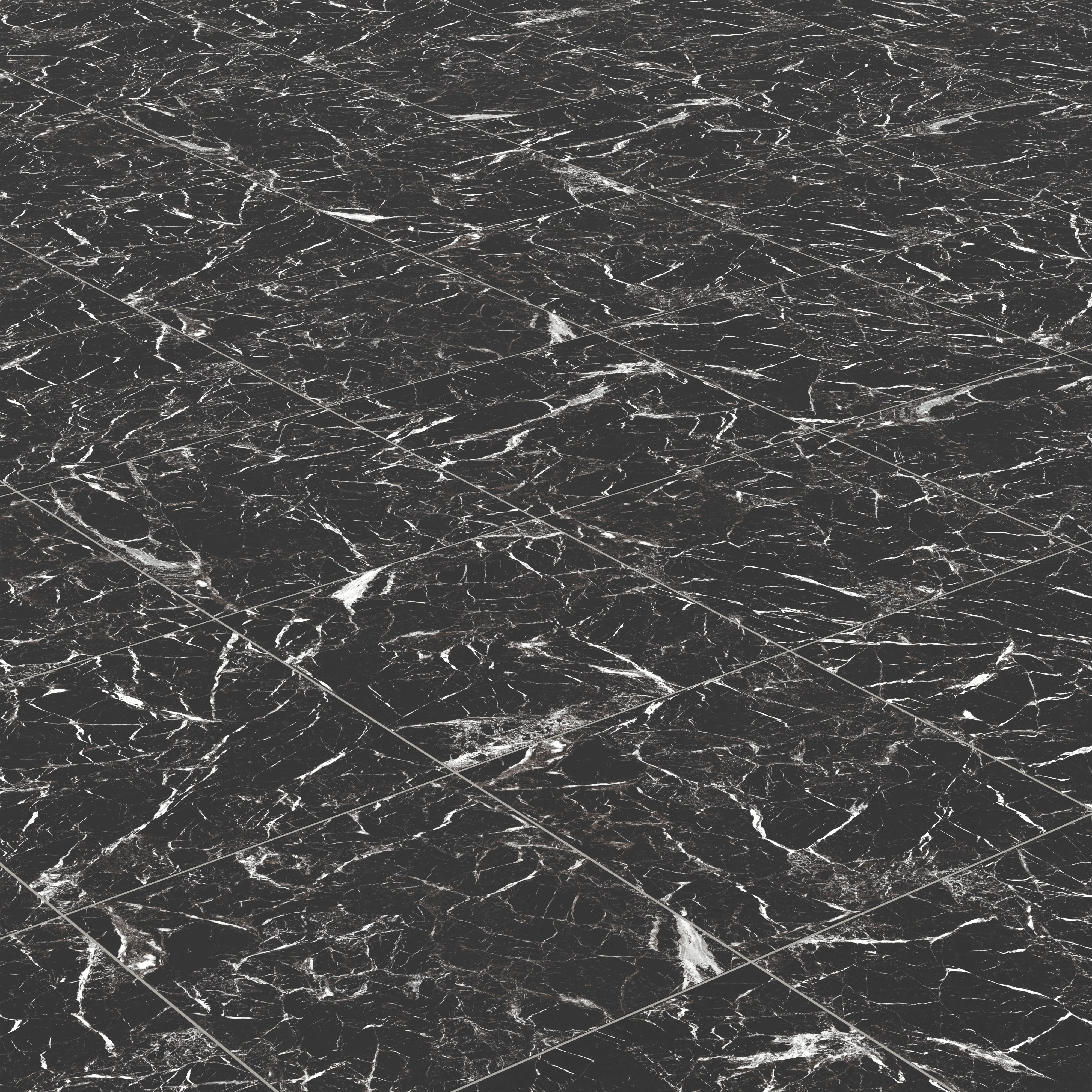 Blair 24x24 Matte Porcelain Tile in Marmo Black - Image 4