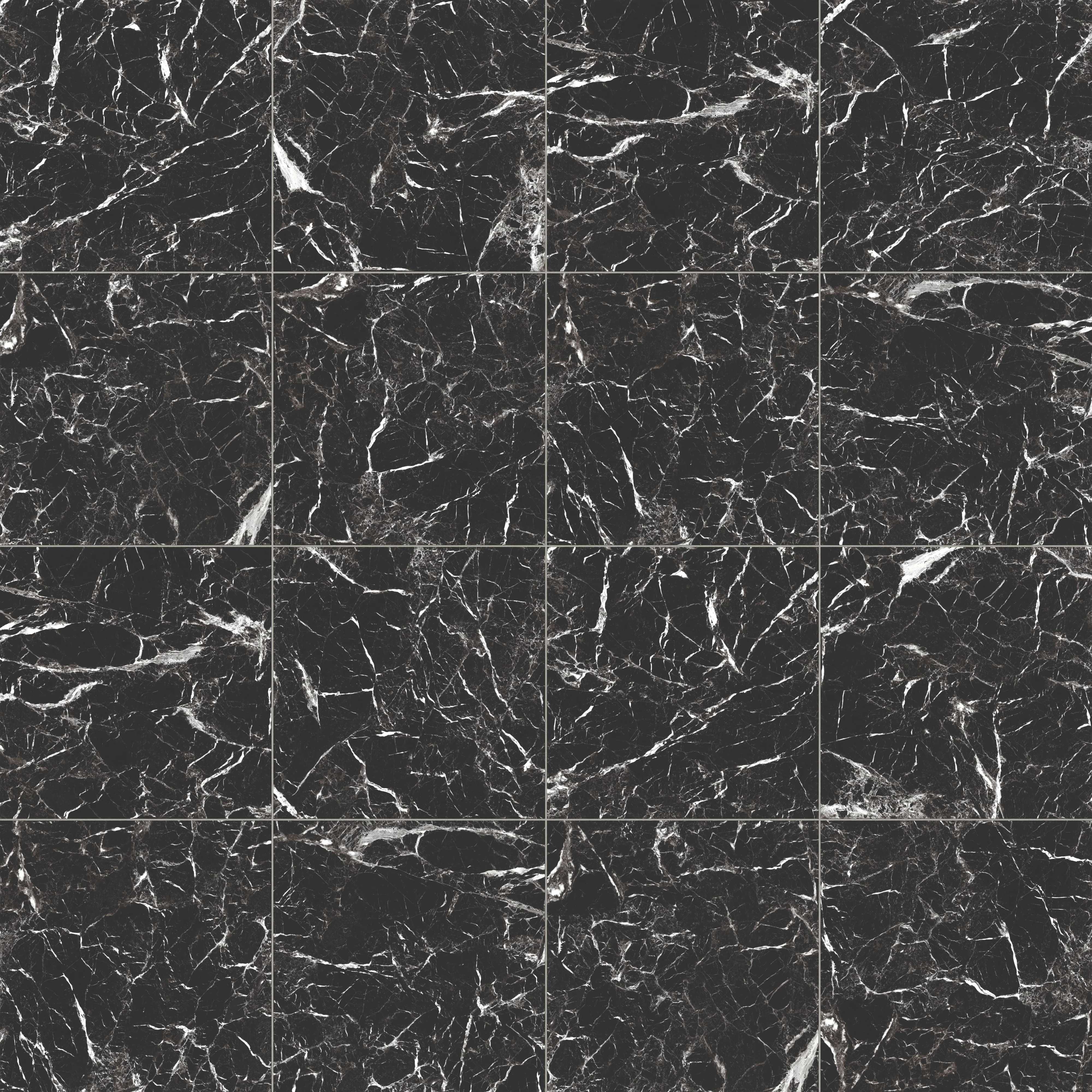 Blair 24x24 Matte Porcelain Tile in Marmo Black - Image 5