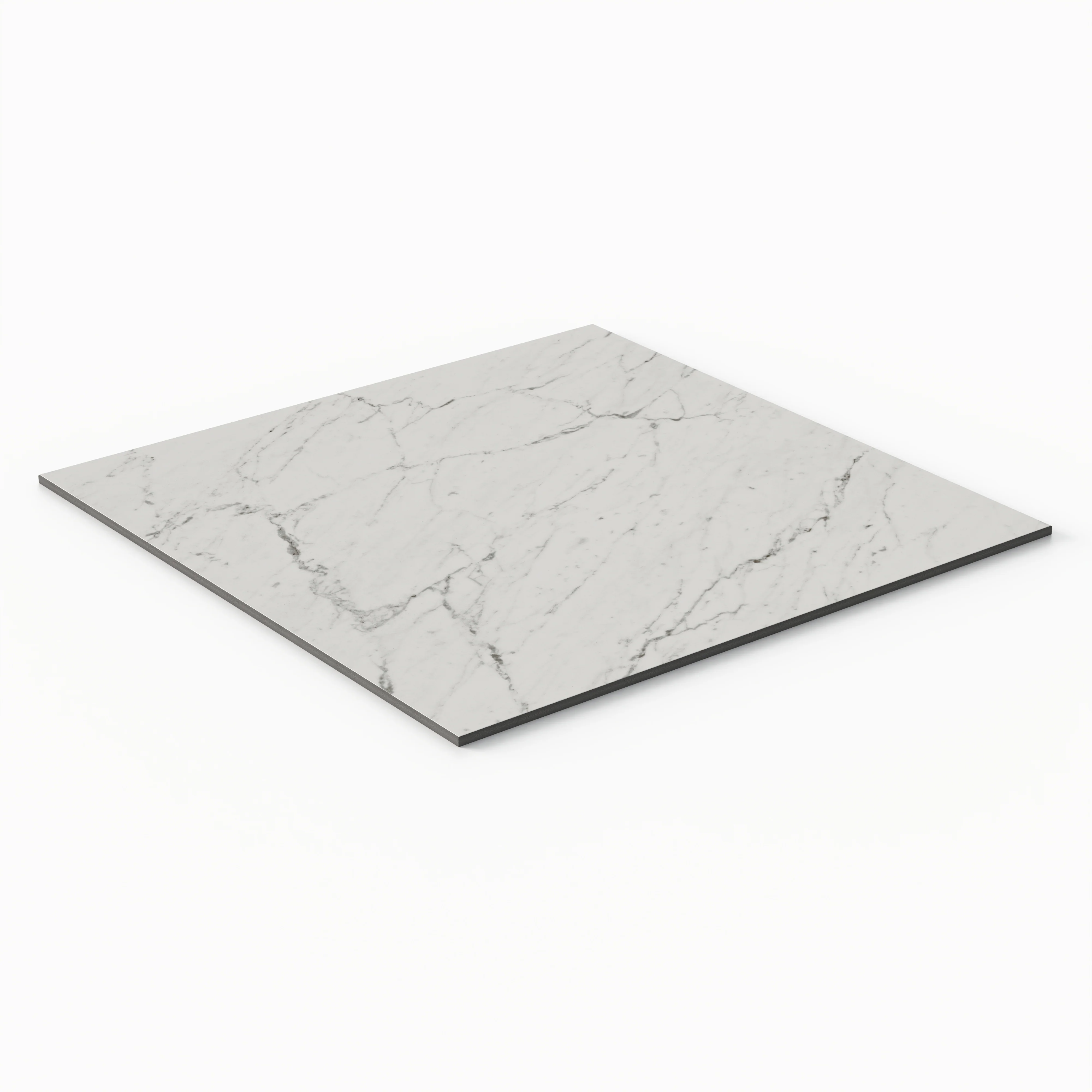 Blair 24x24 Matte Porcelain Tile in White Carrara - Image 3
