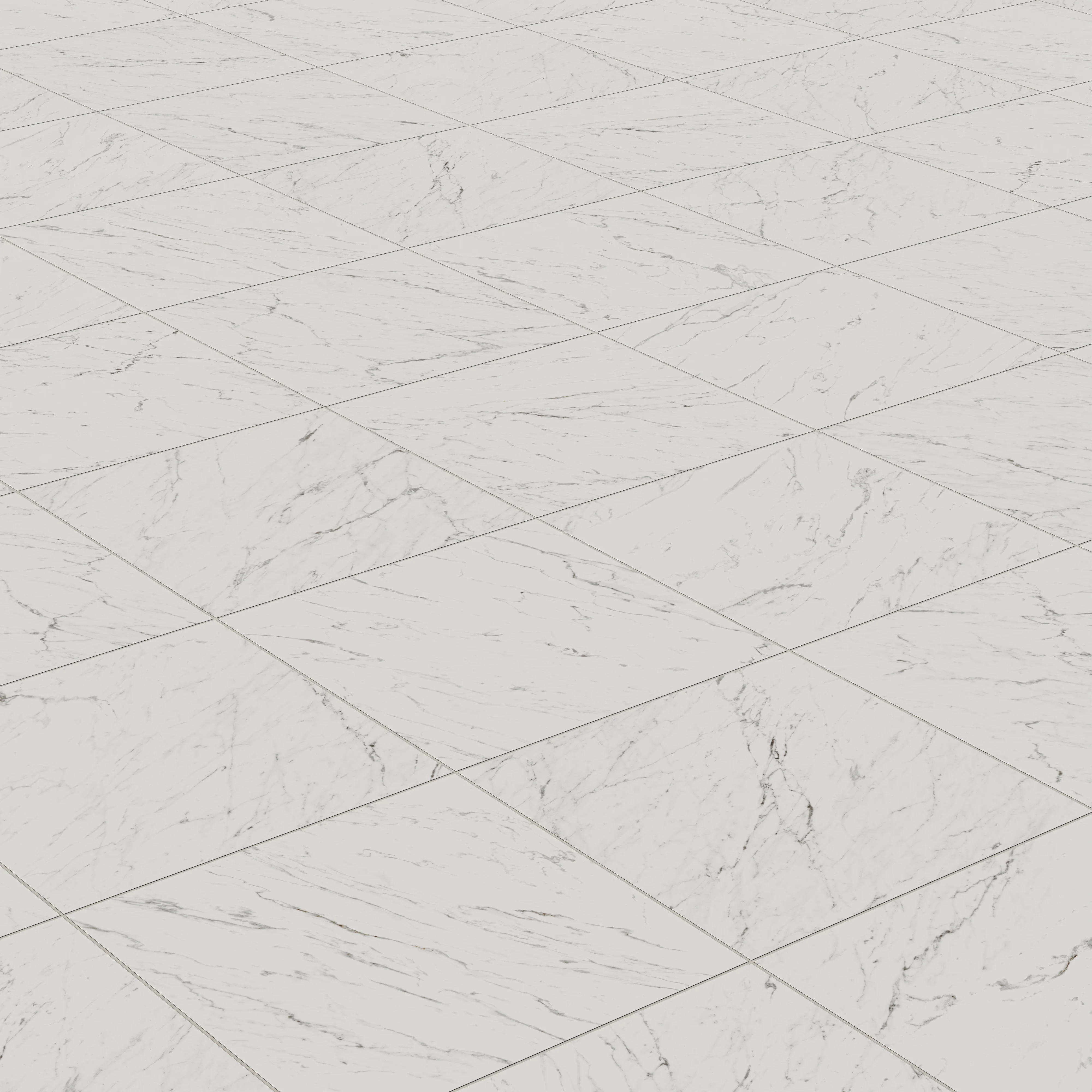 Blair 24x24 Matte Porcelain Tile in White Carrara - Image 4