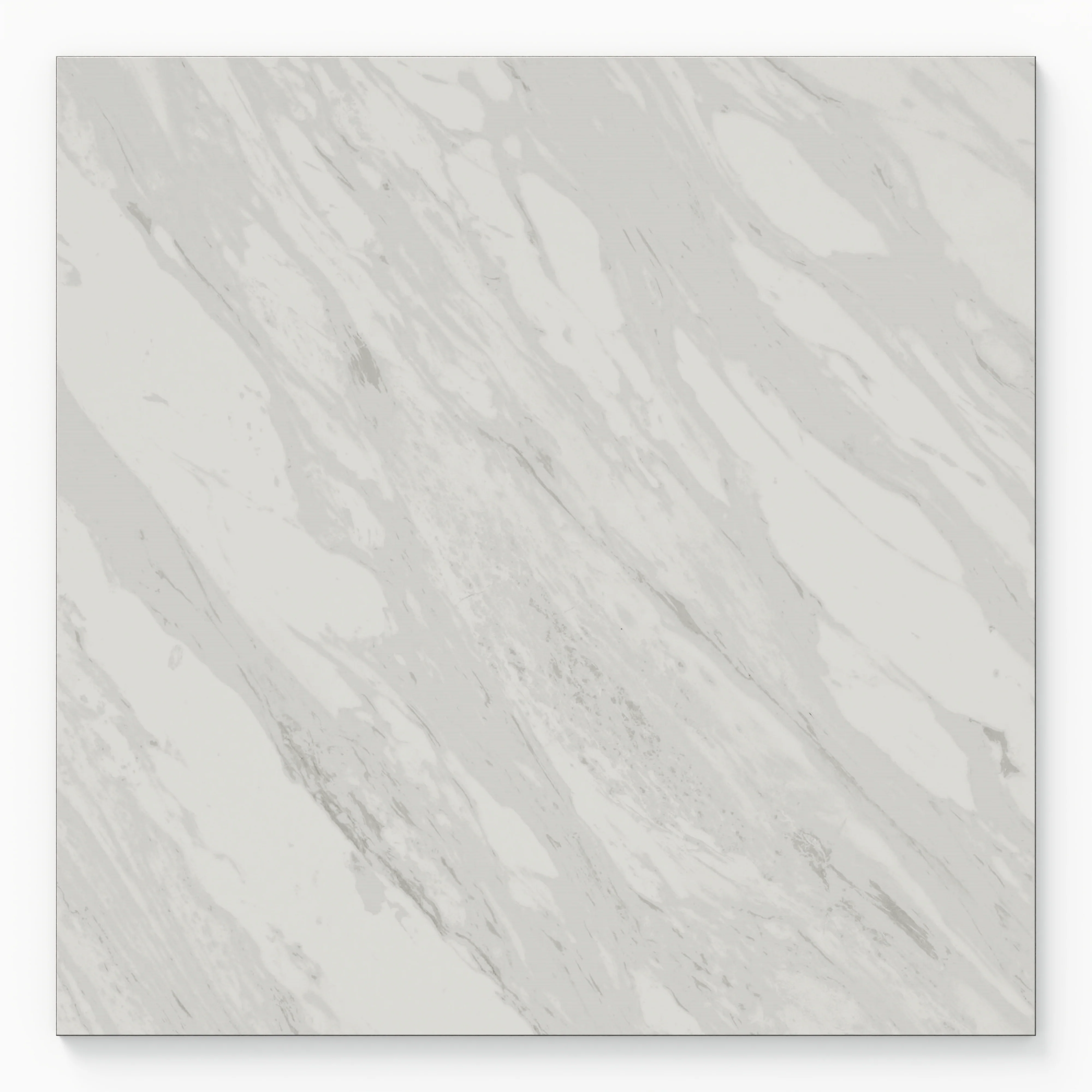 Blair 24x24 Polished Porcelain Tile in Volakas White - Image 2