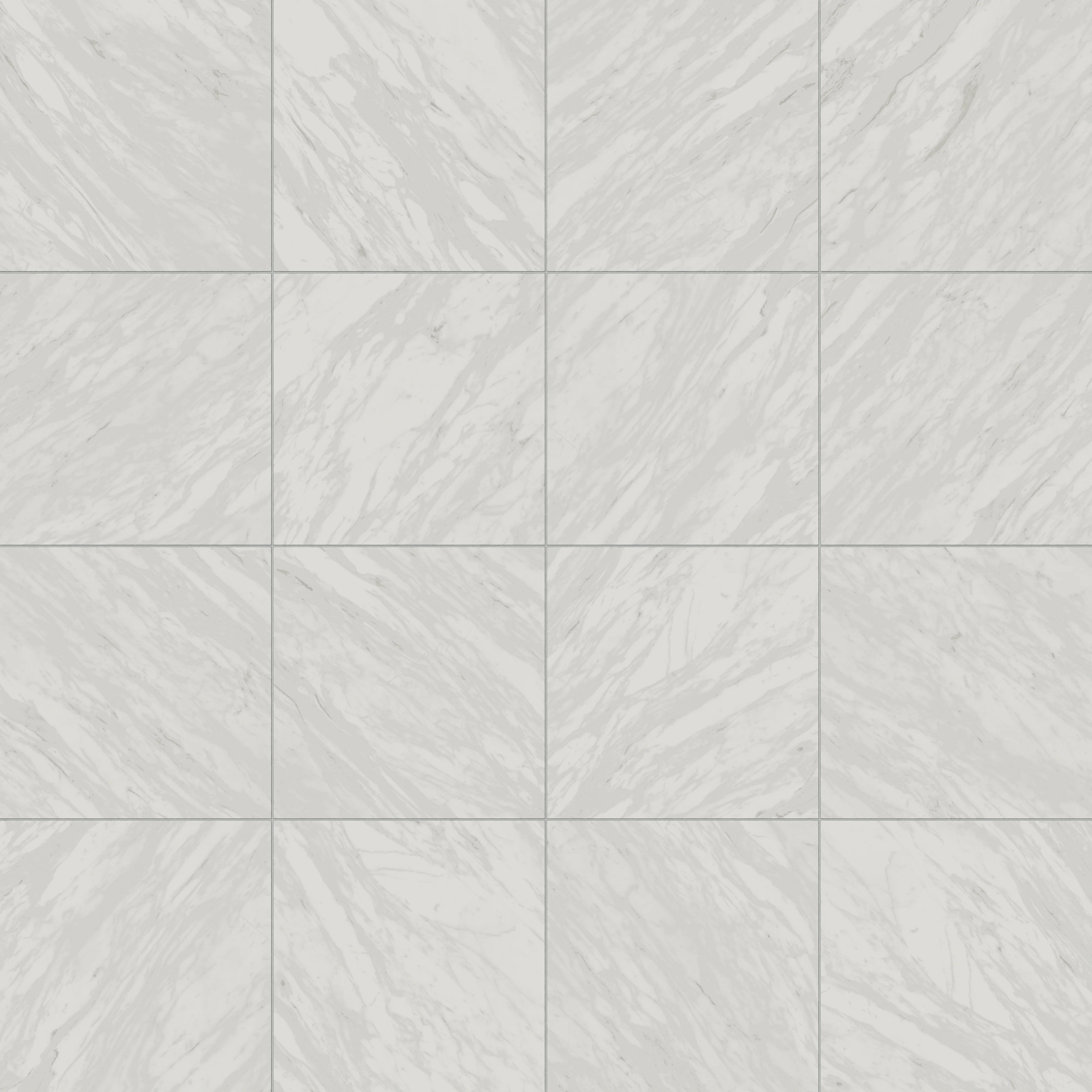 Blair 24x24 Polished Porcelain Tile in Volakas White - Image 5