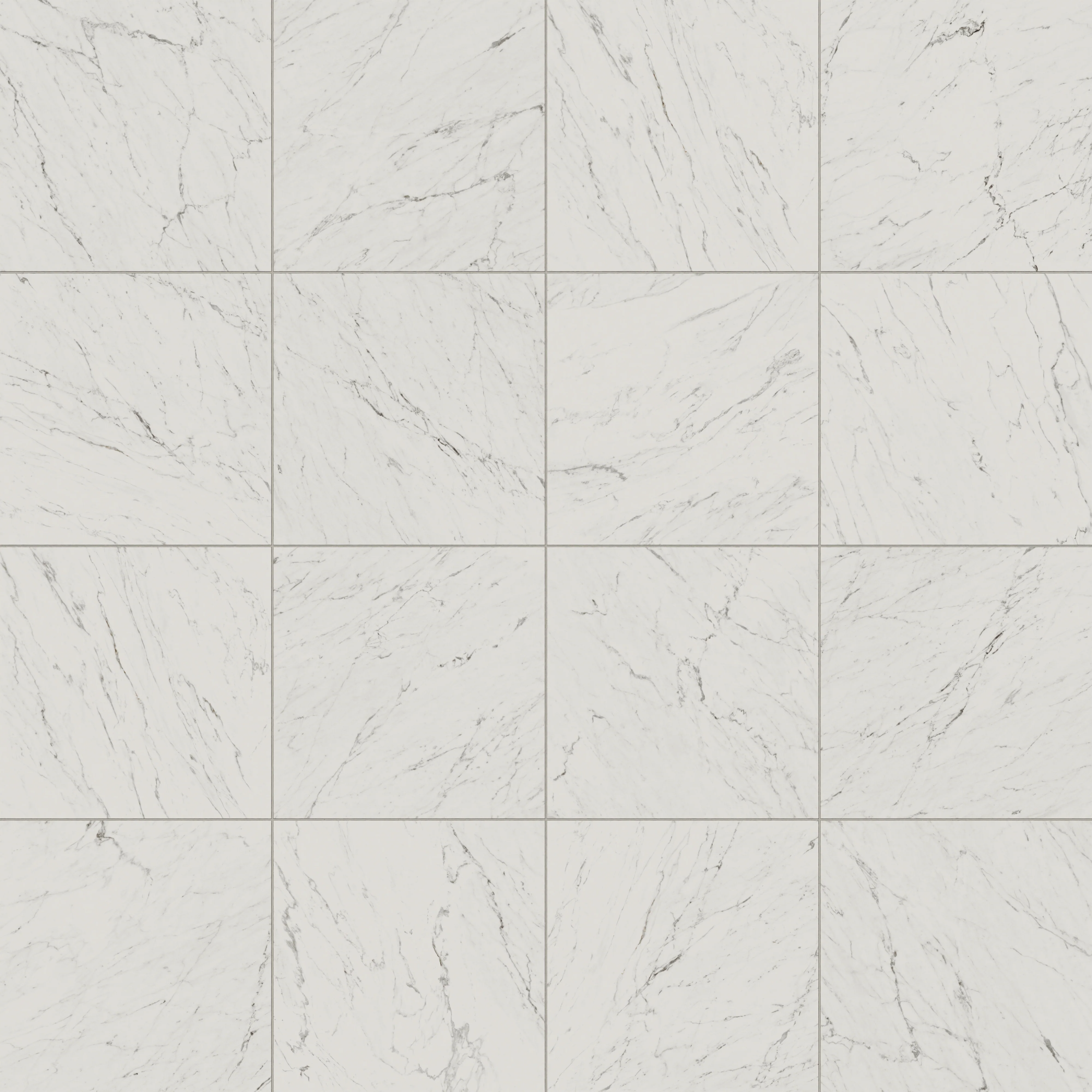 Blair 24x24 Polished Porcelain Tile in White Carrara - Image 5