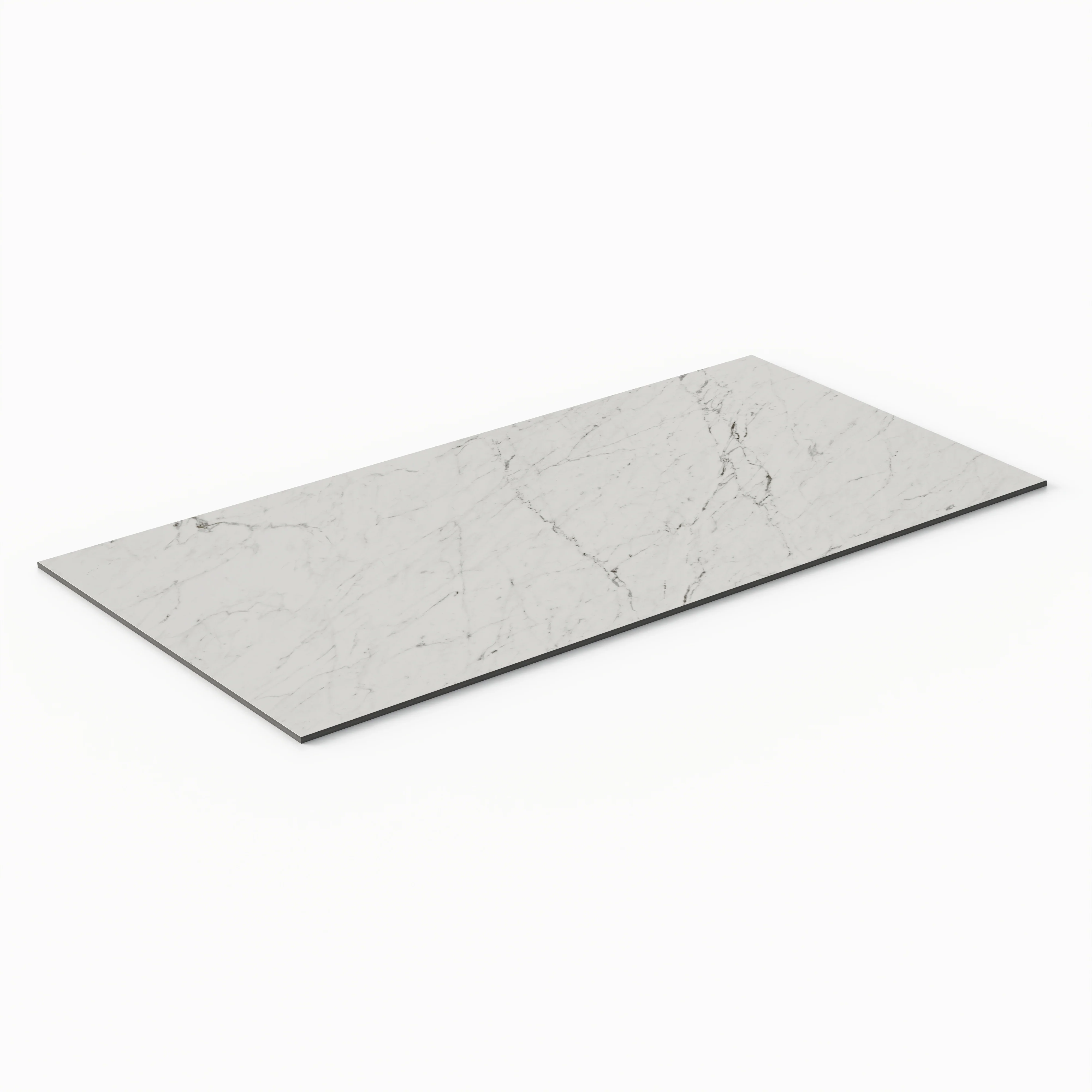 Blair 24x48 Matte Porcelain Tile in White Carrara - Image 4