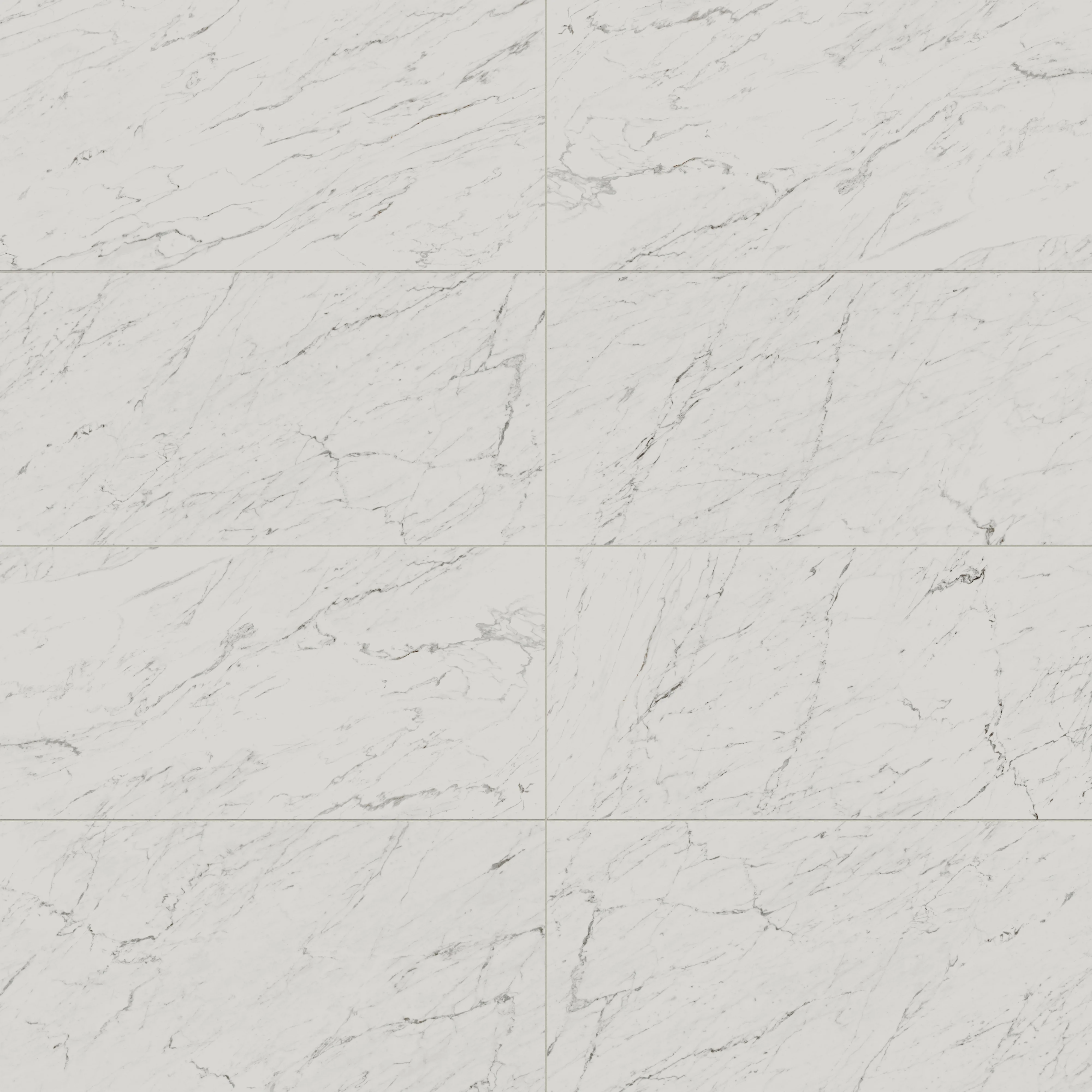 Blair 24x48 Matte Porcelain Tile in White Carrara - Image 6