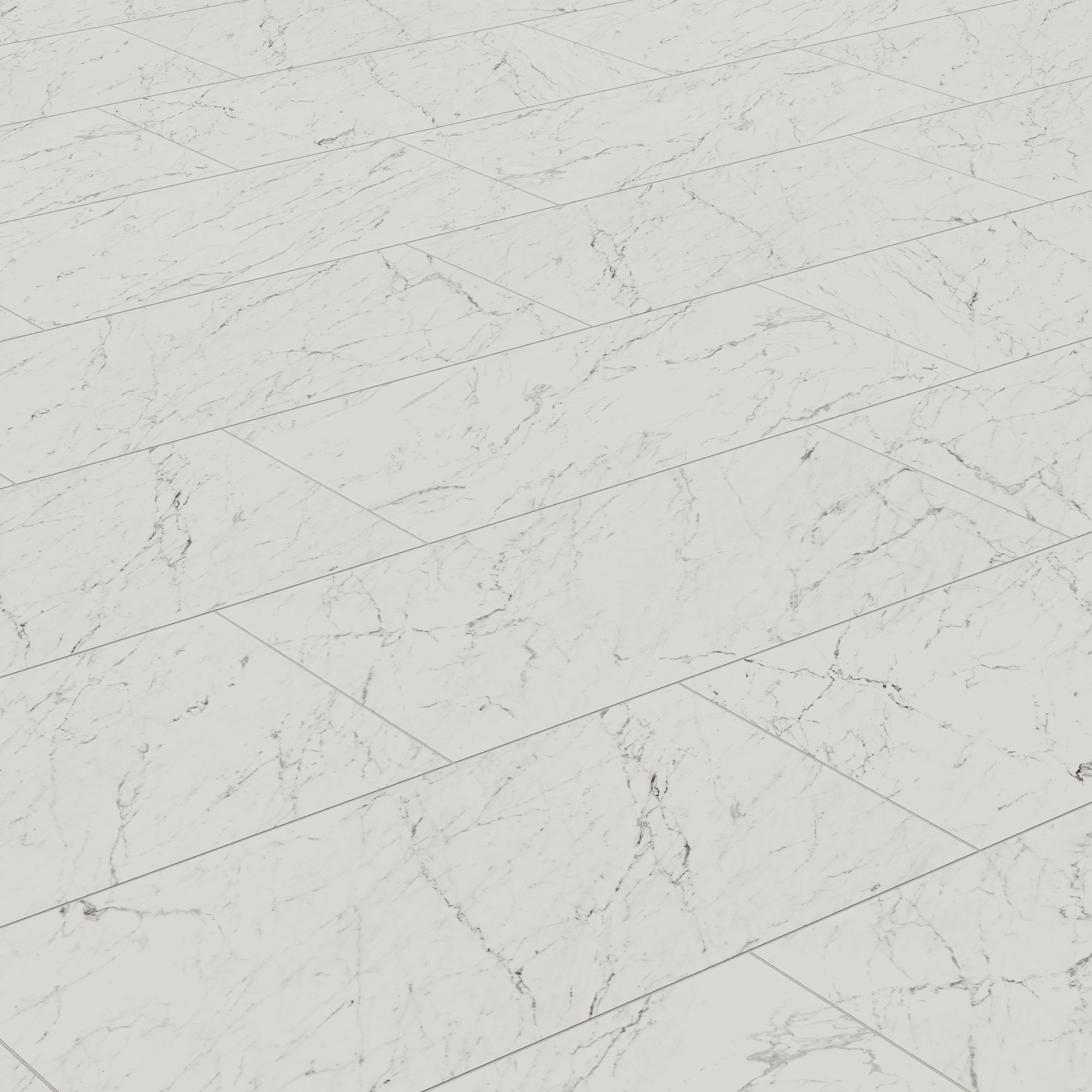 Blair 24x48 Matte Porcelain Tile in White Carrara - Image 7
