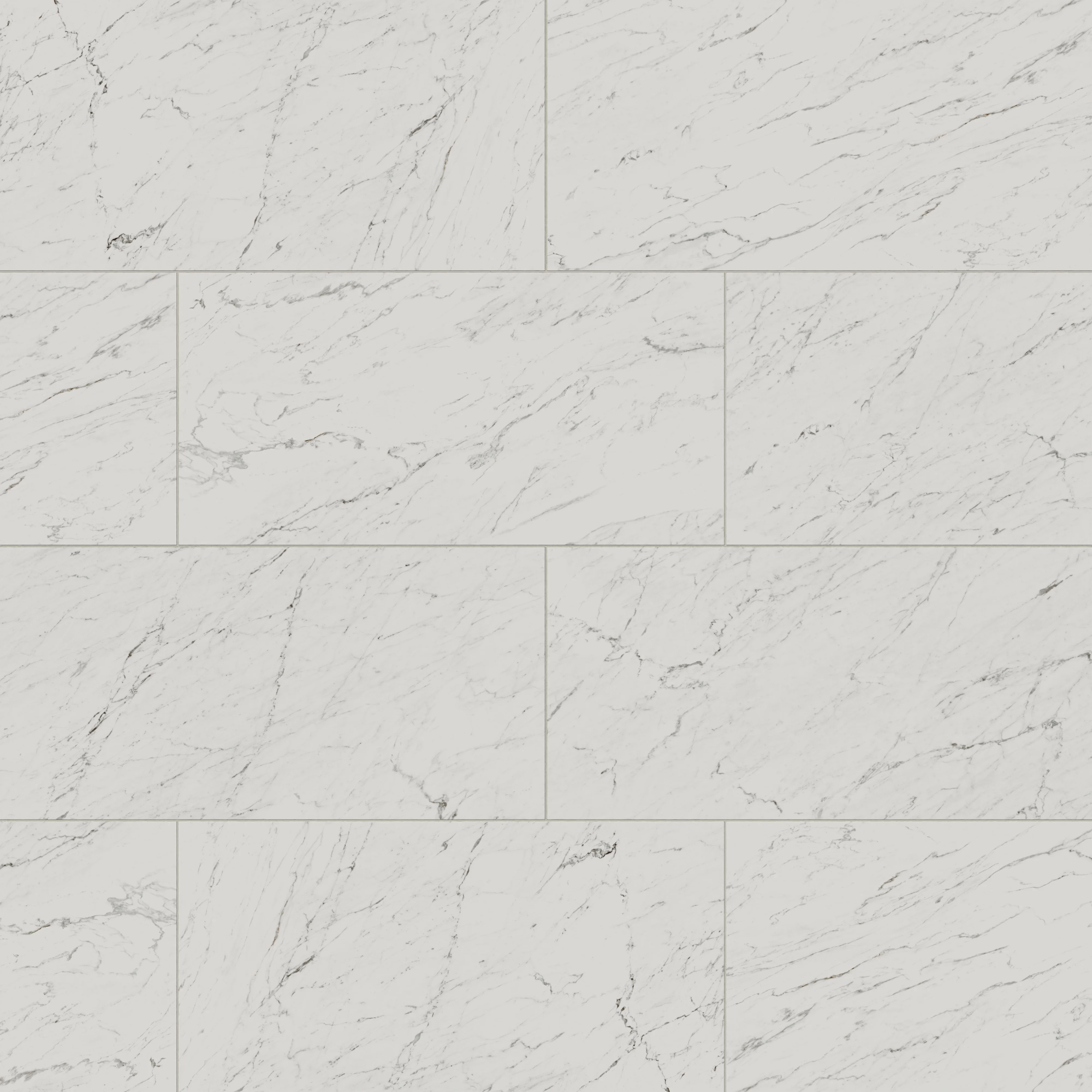 Blair 24x48 Matte Porcelain Tile in White Carrara - Image 9