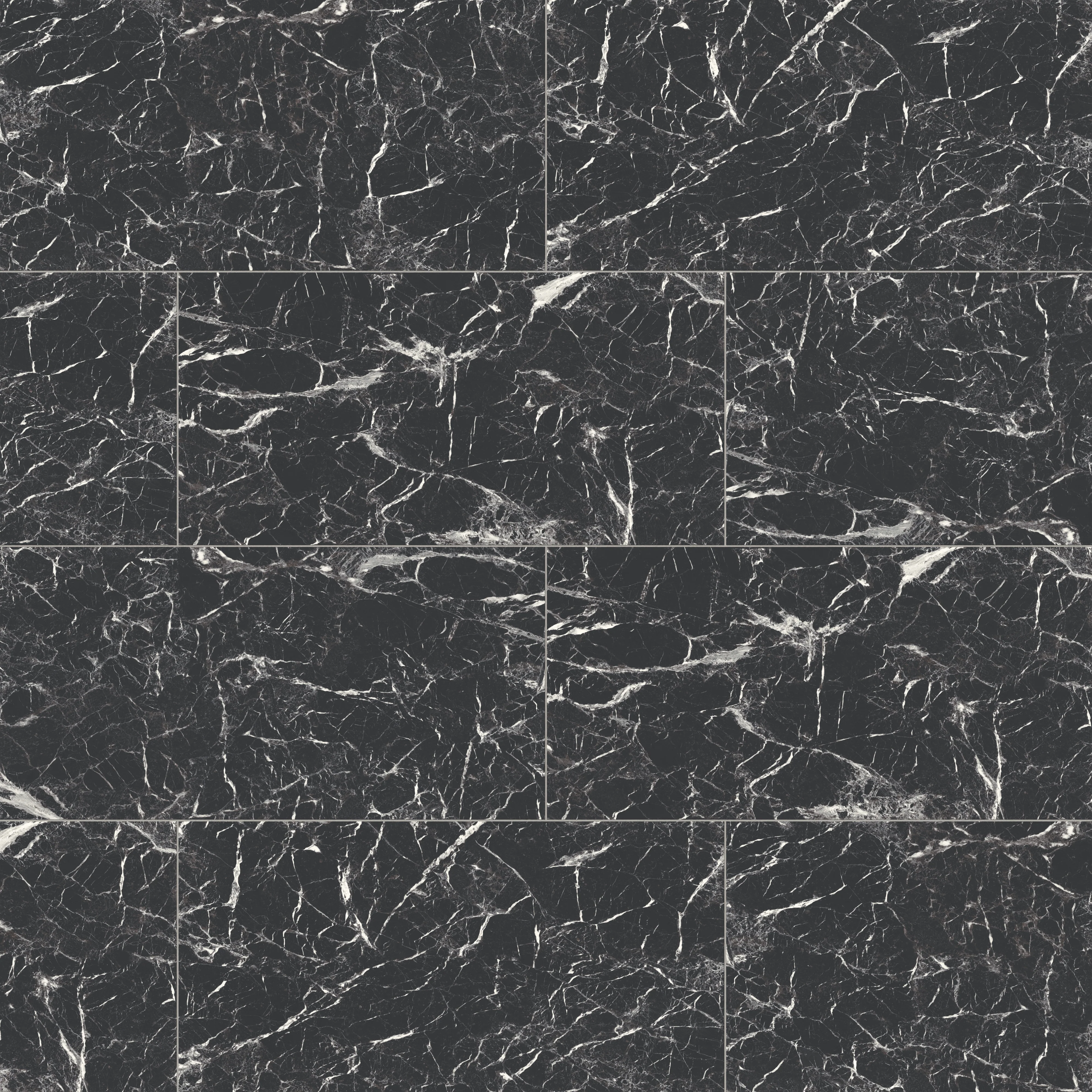 Blair 24x48 Polished Porcelain Tile in Marmo Black - Image 8