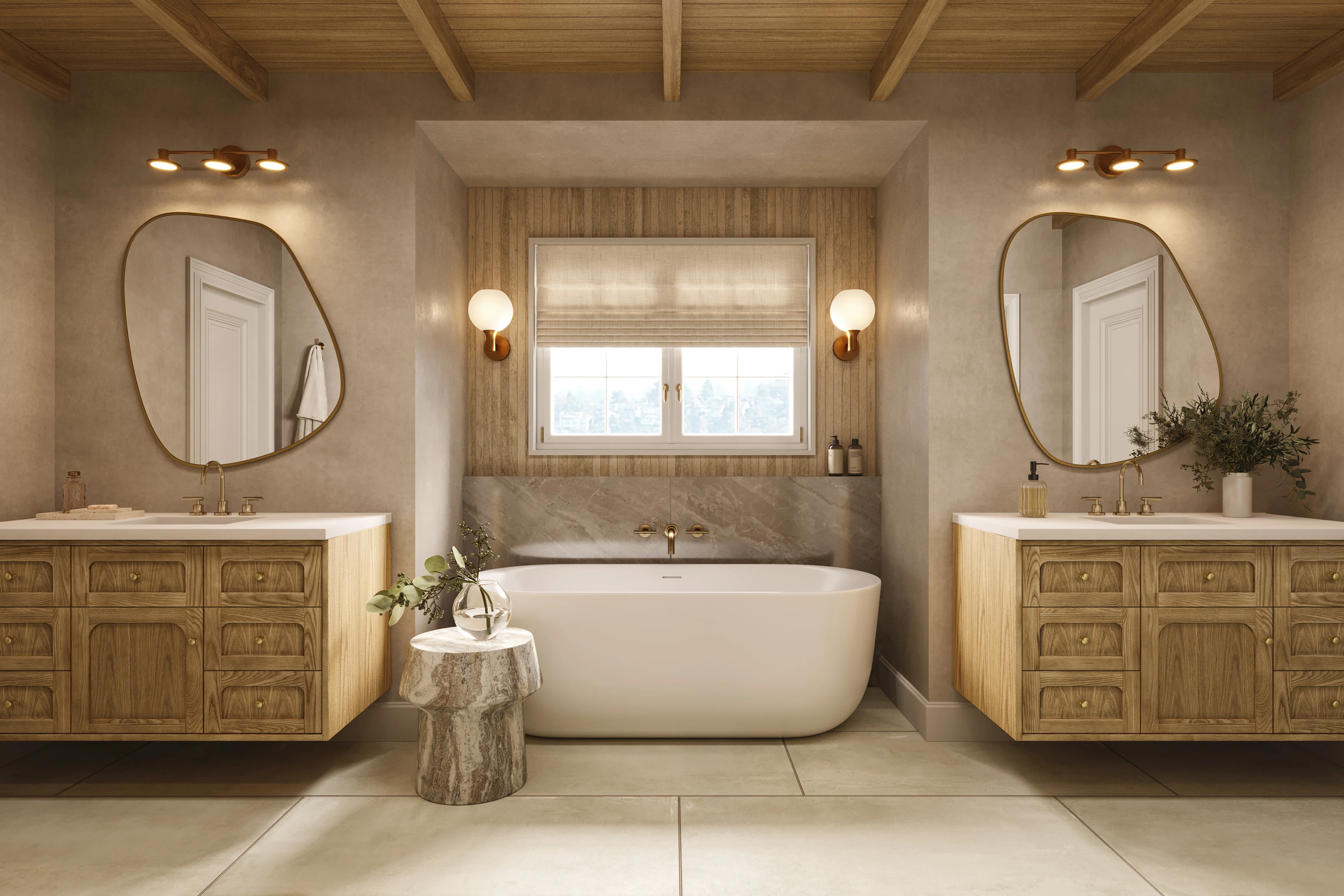 Blair 24x48 Polished Porcelain Tile in Oniciata Beige - Image 10