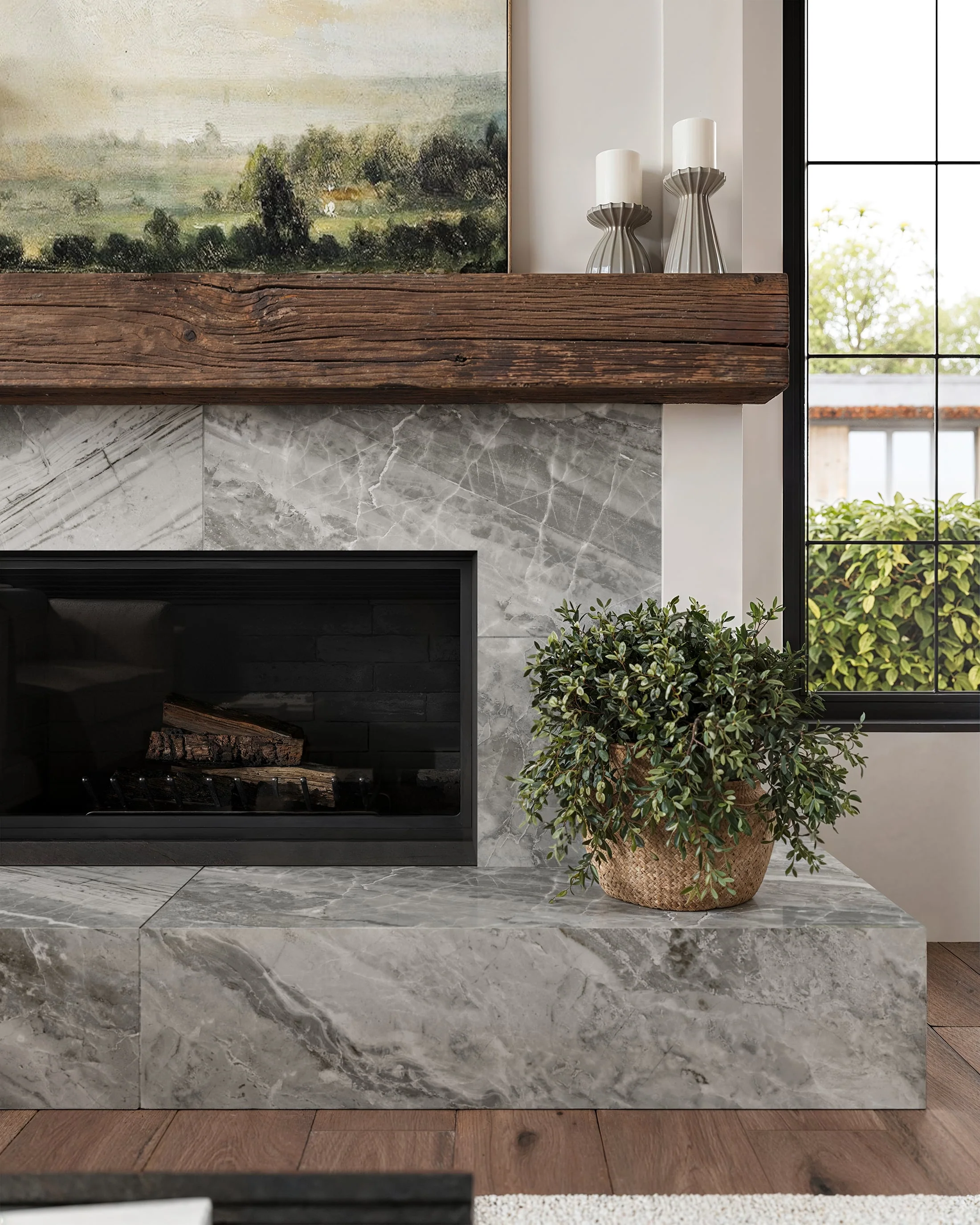 Blair 24x48 Polished Porcelain Tile in Oniciata Grey - Image 11