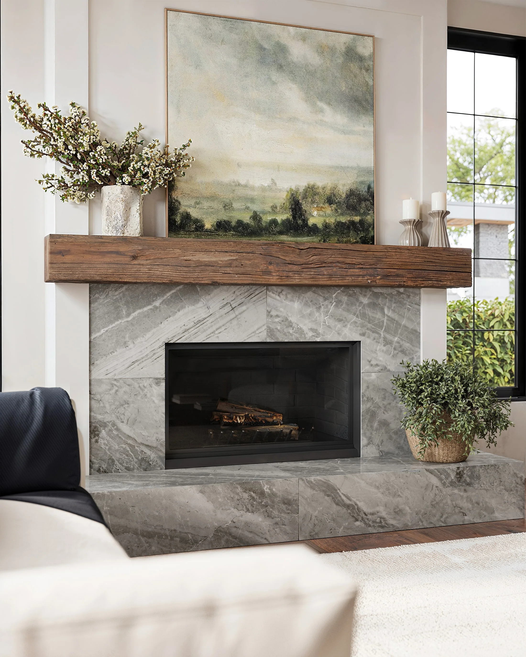 Blair 24x48 Polished Porcelain Tile in Oniciata Grey - Image 2