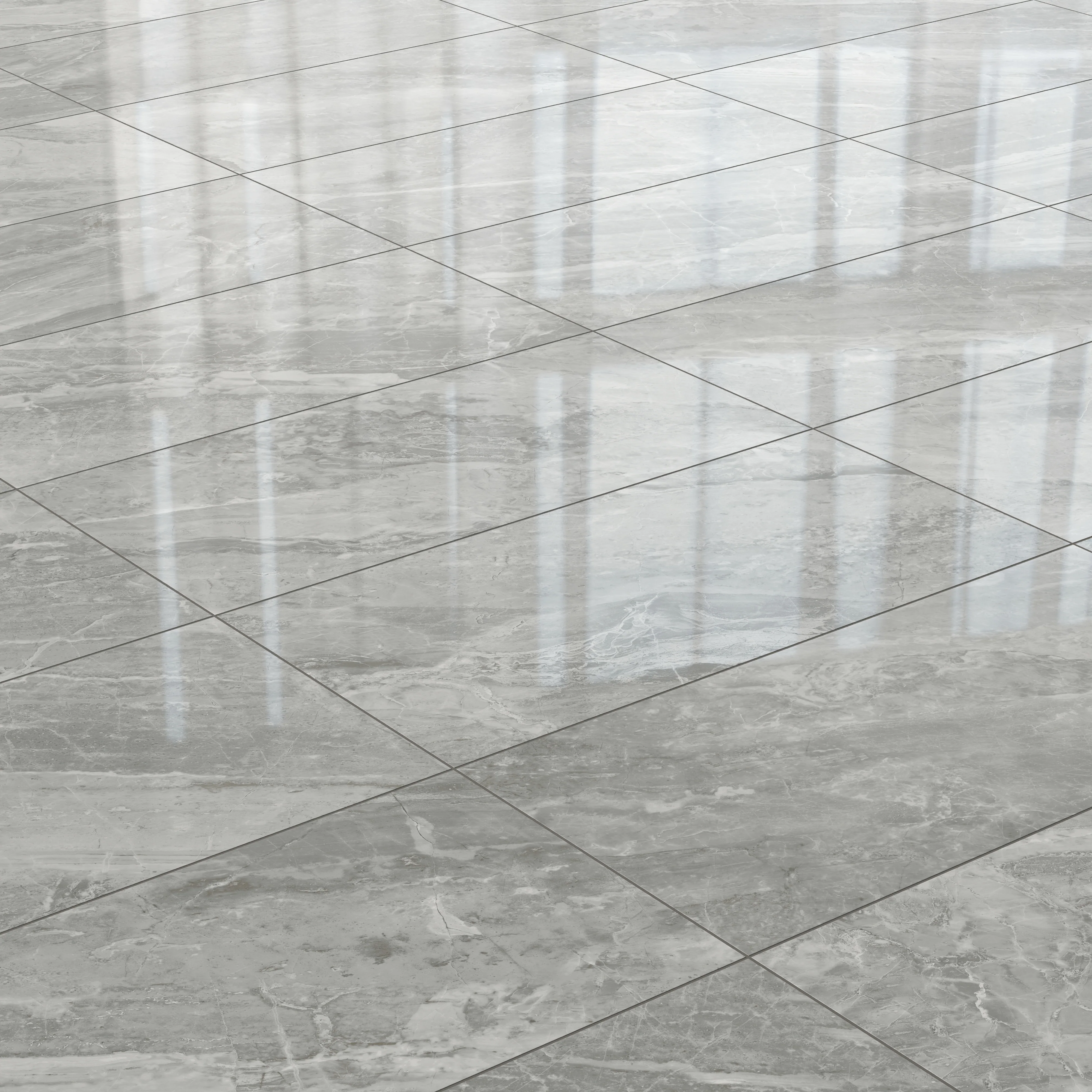 Blair 24x48 Polished Porcelain Tile in Oniciata Grey - Image 5