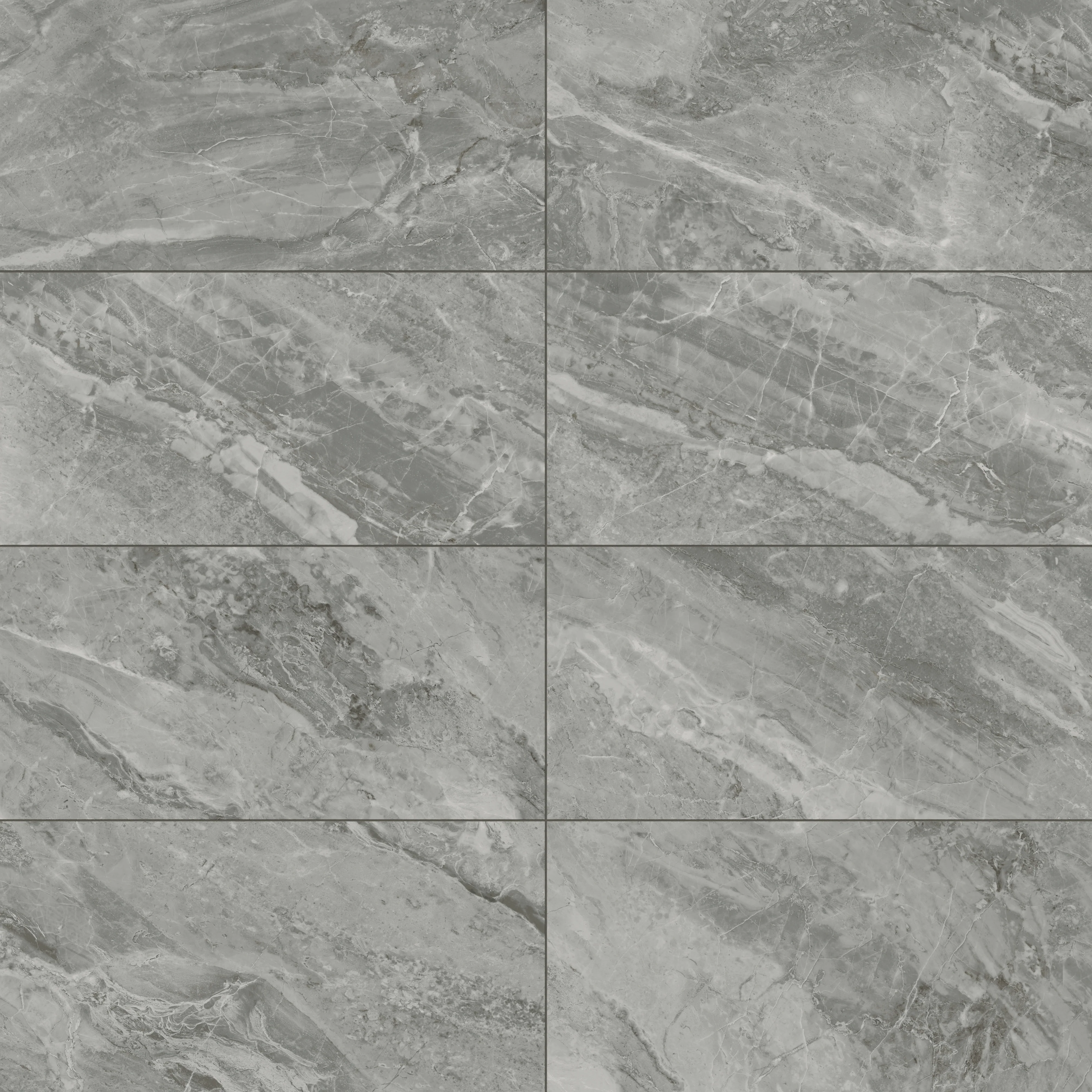 Blair 24x48 Polished Porcelain Tile in Oniciata Grey - Image 6