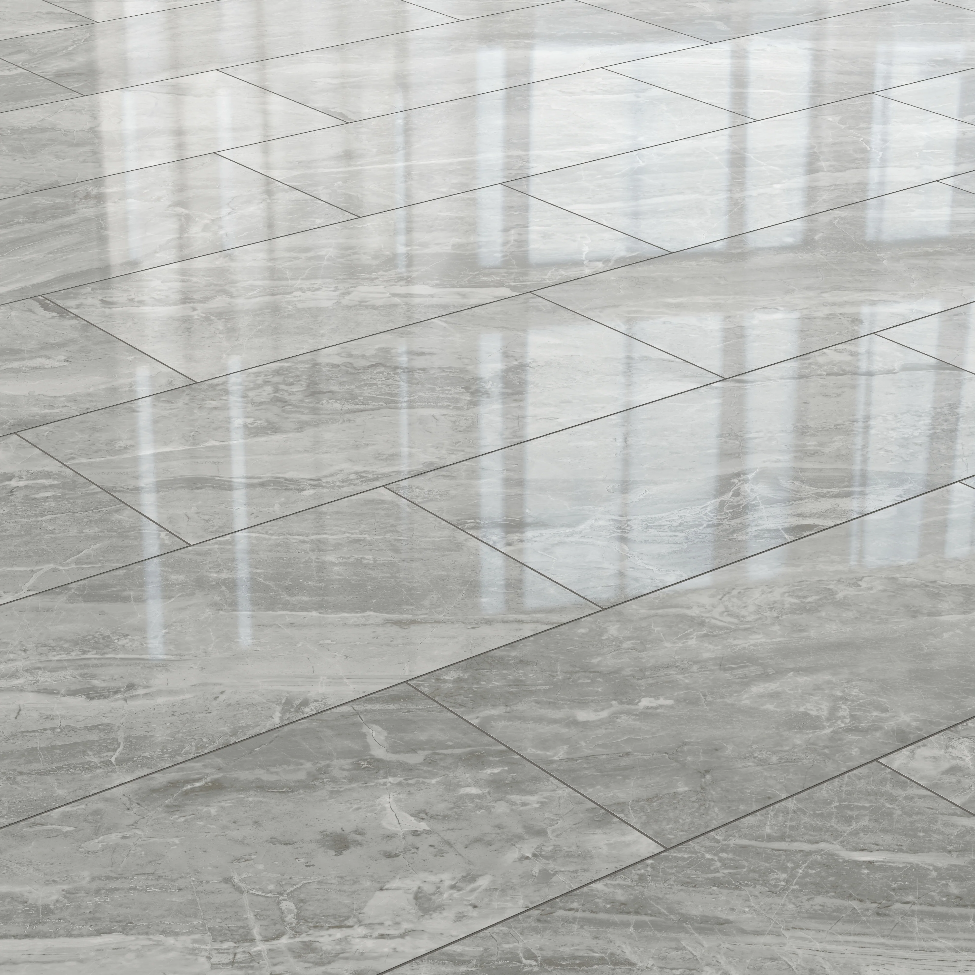 Blair 24x48 Polished Porcelain Tile in Oniciata Grey - Image 7