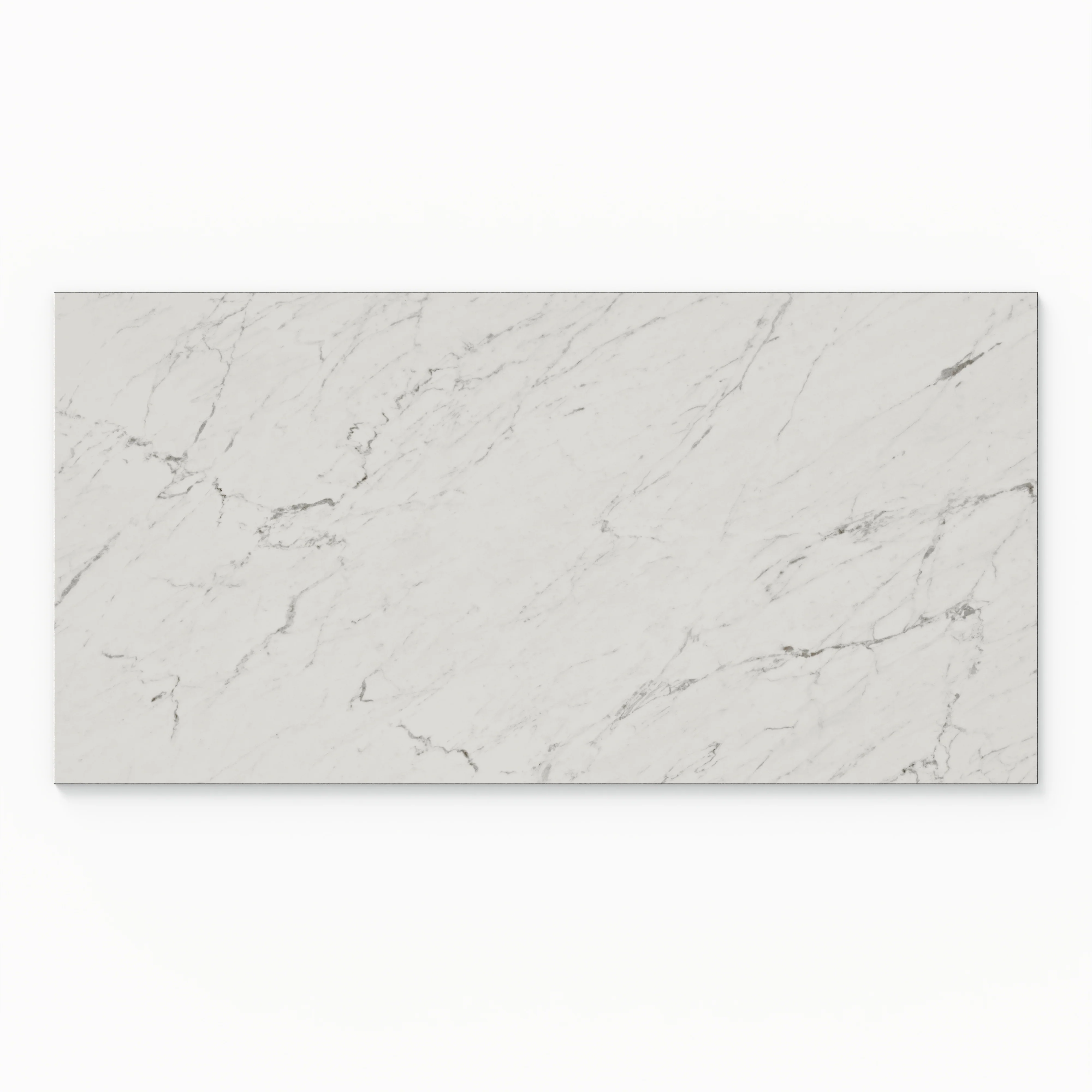 Blair 24x48 Polished Porcelain Tile in White Carrara - Image 2