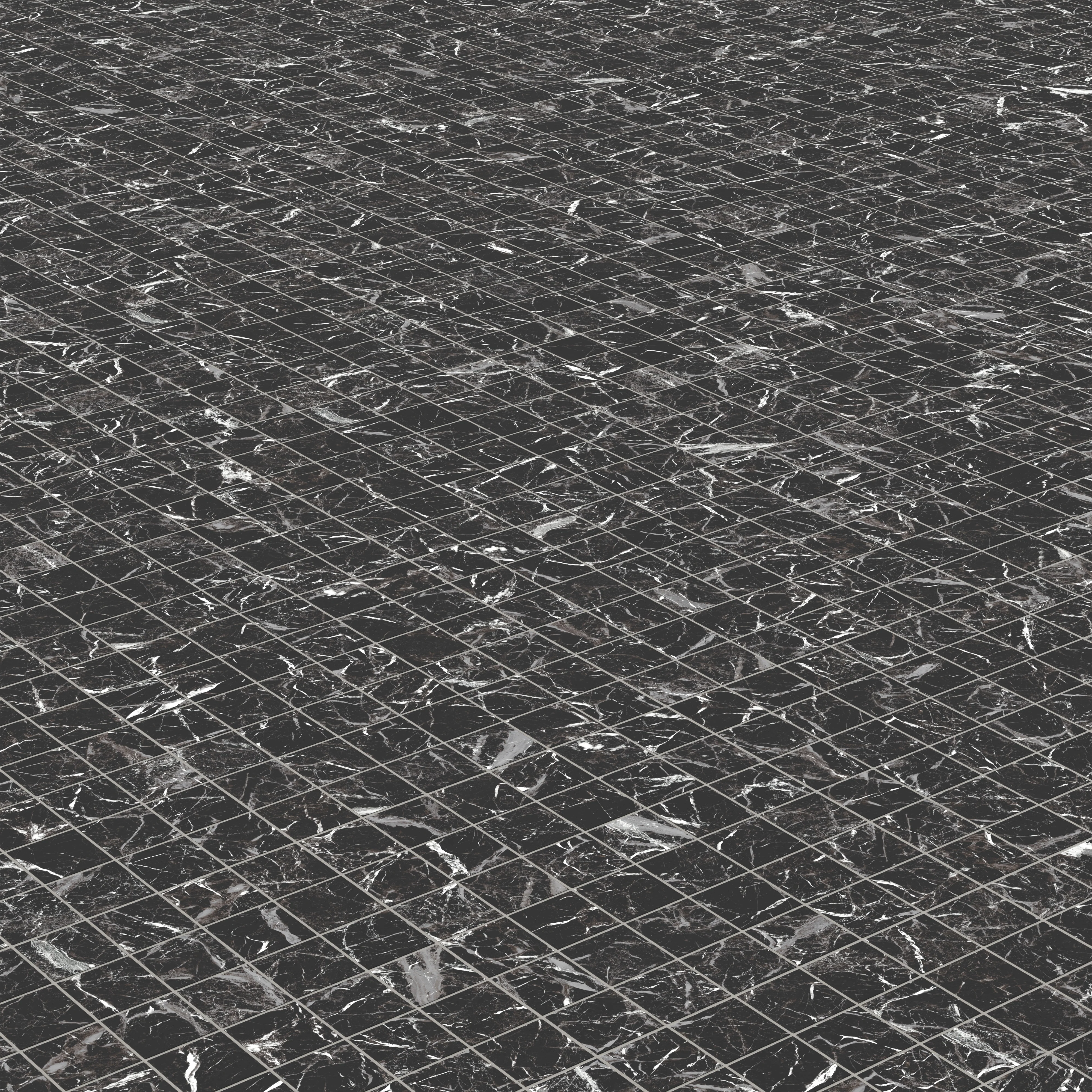Blair 2x2 Matte Porcelain Mosaic Tile in Marmo Black - Image 3