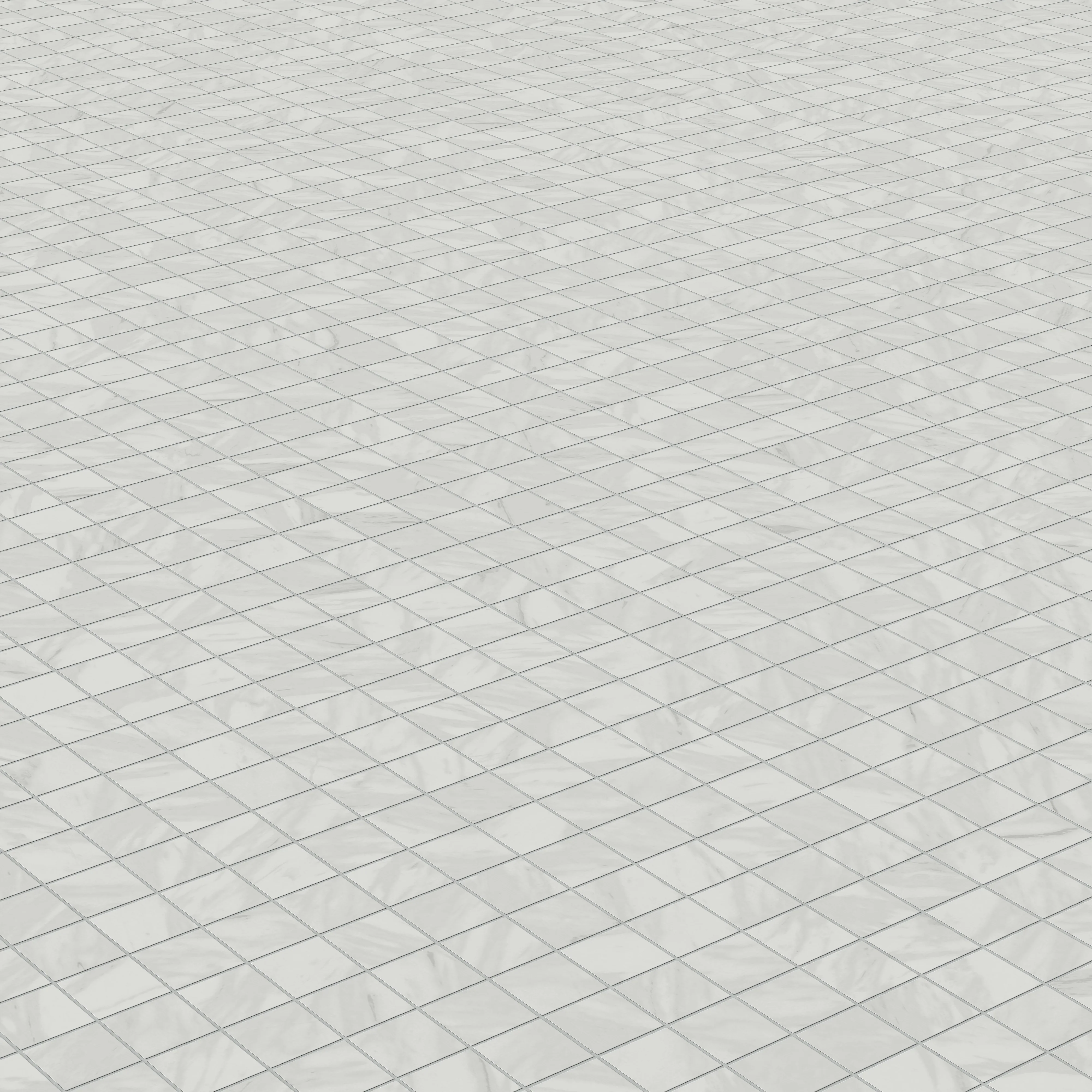 Blair 2x2 Matte Porcelain Mosaic Tile in Volakas White - Image 3
