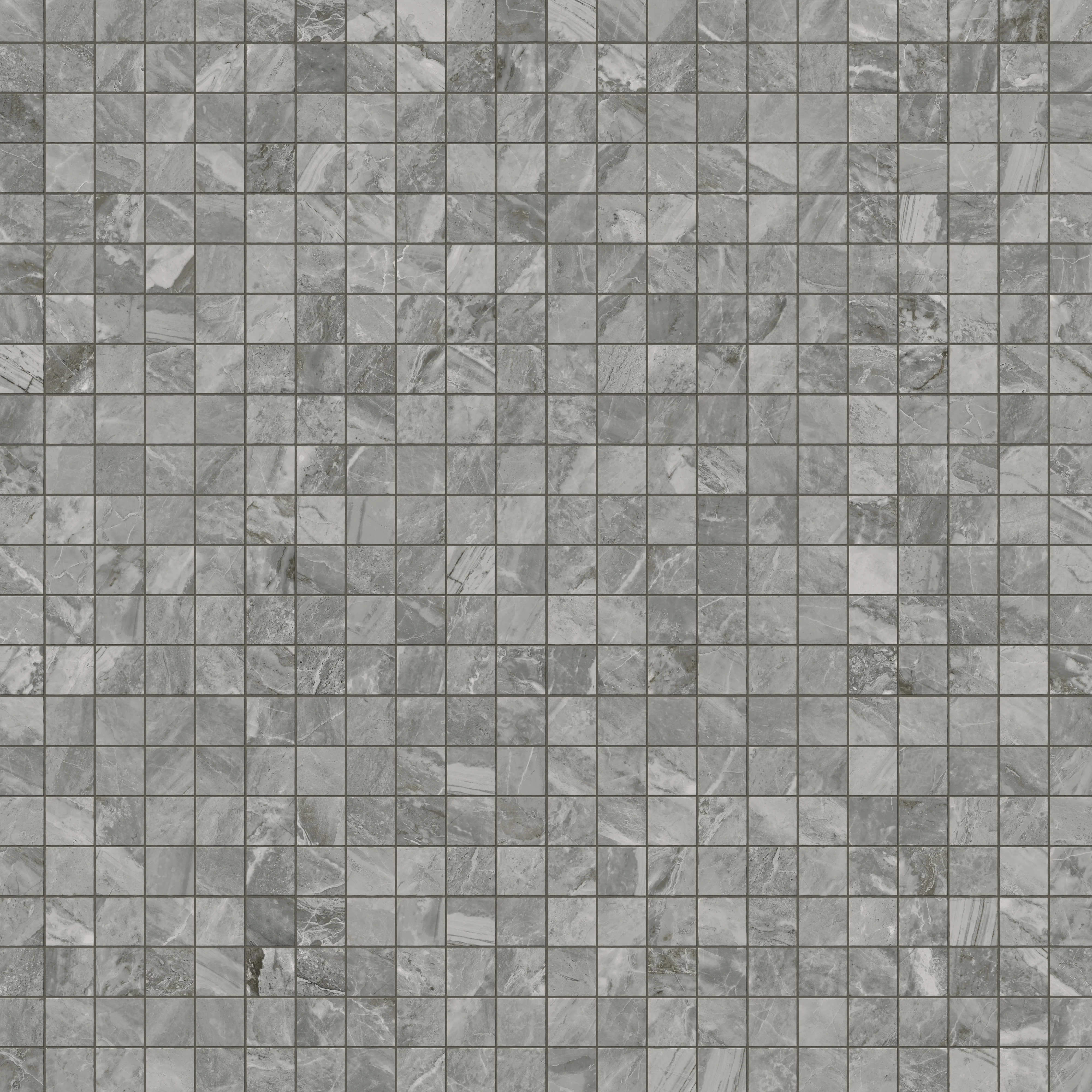 Blair 2x2 Polished Porcelain Mosaic Tile in Oniciata Grey - Image 4