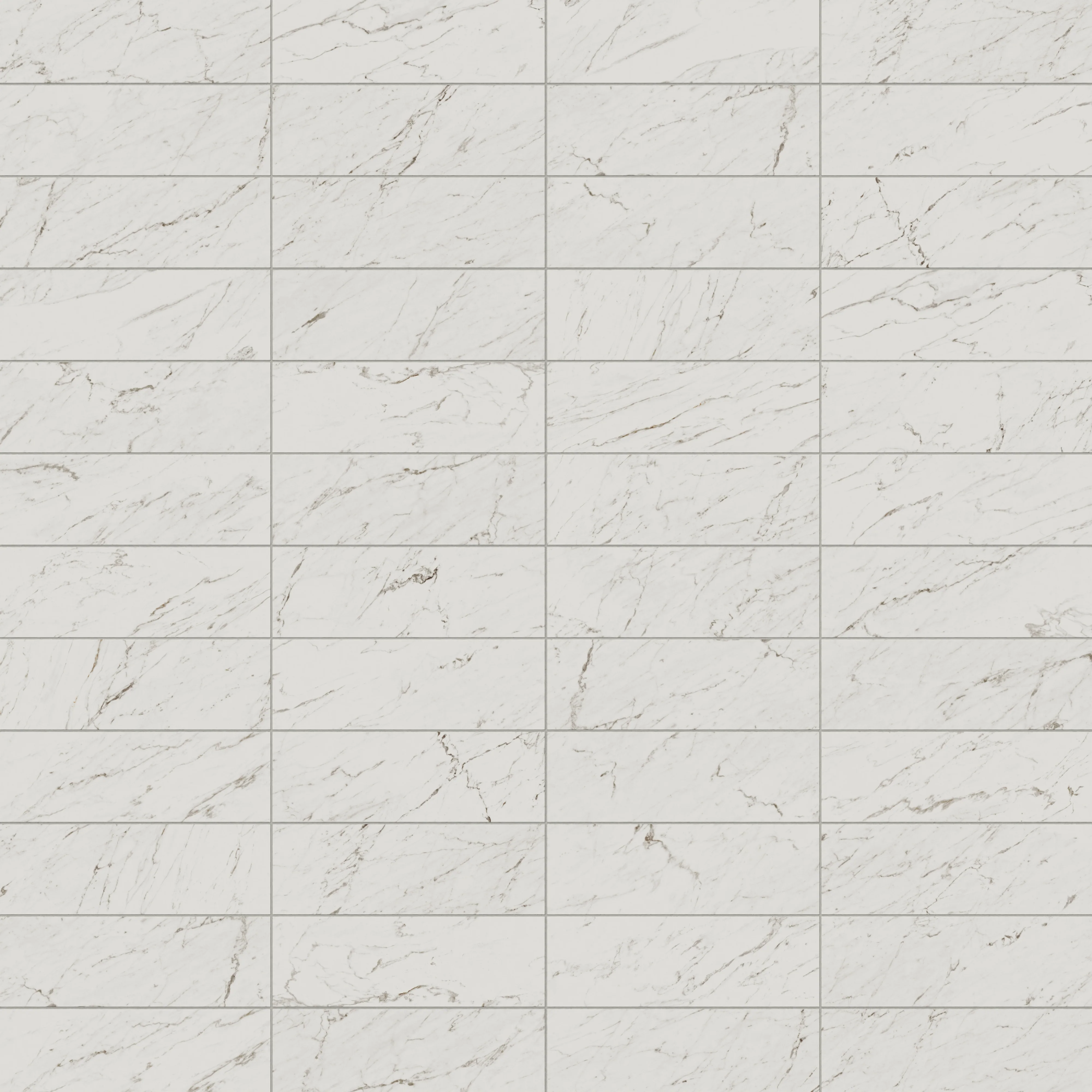 Blair 8x24 Polished Porcelain Tile in White Carrara - Image 5