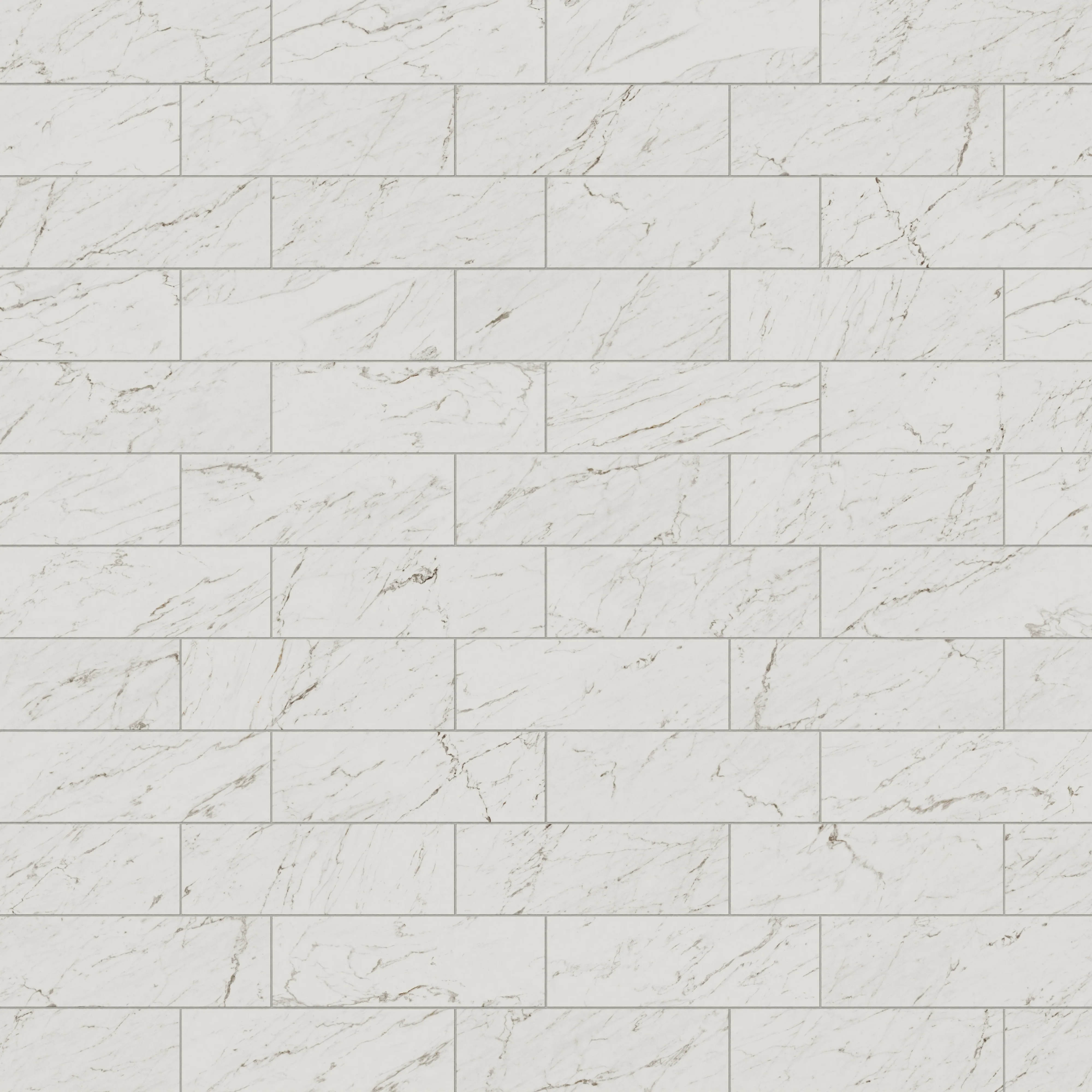 Blair 8x24 Polished Porcelain Tile in White Carrara - Image 8