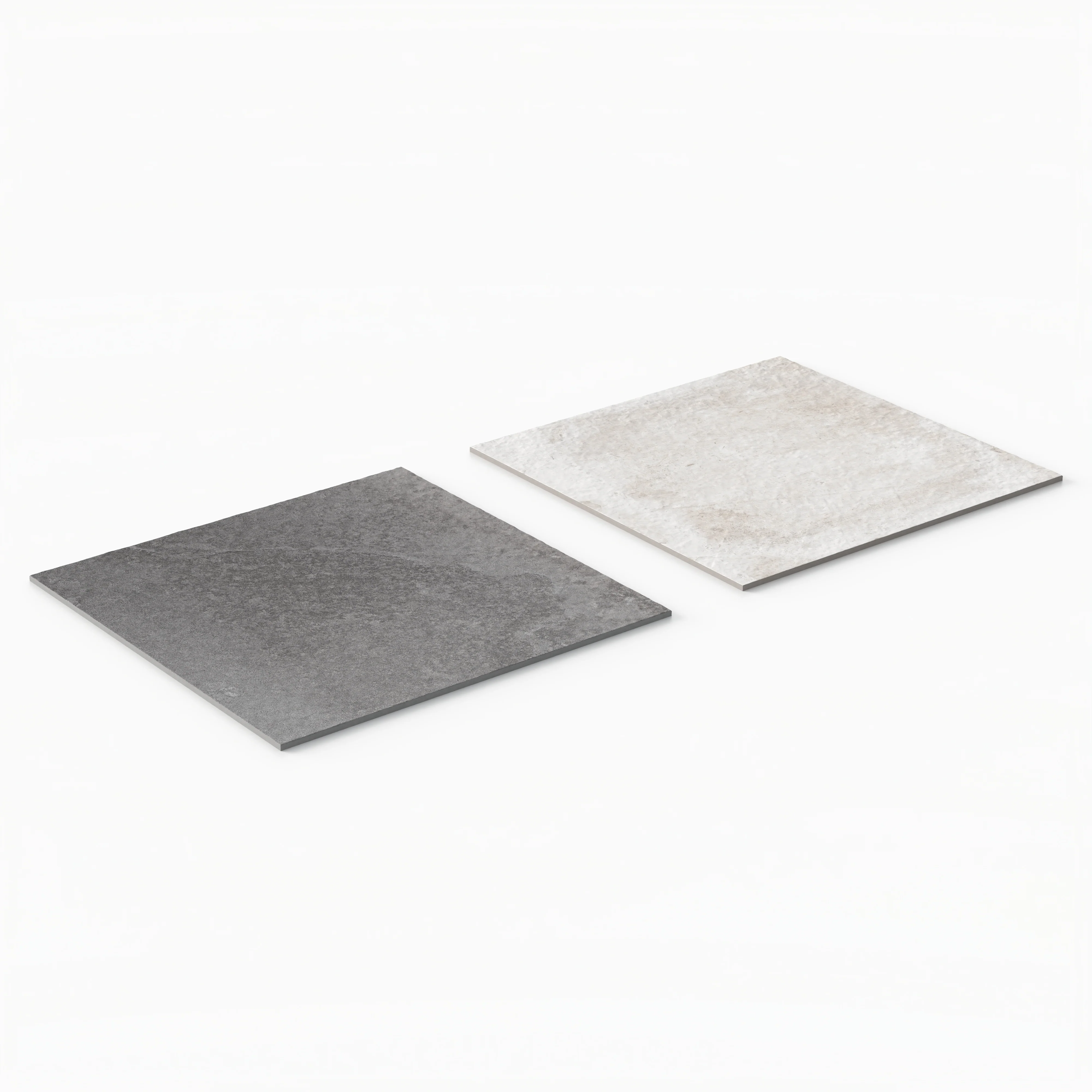 Bowden 24x24 Checkerboard Grip 2cm Porcelain Paver Tile in Graphite & Oat - Image 4