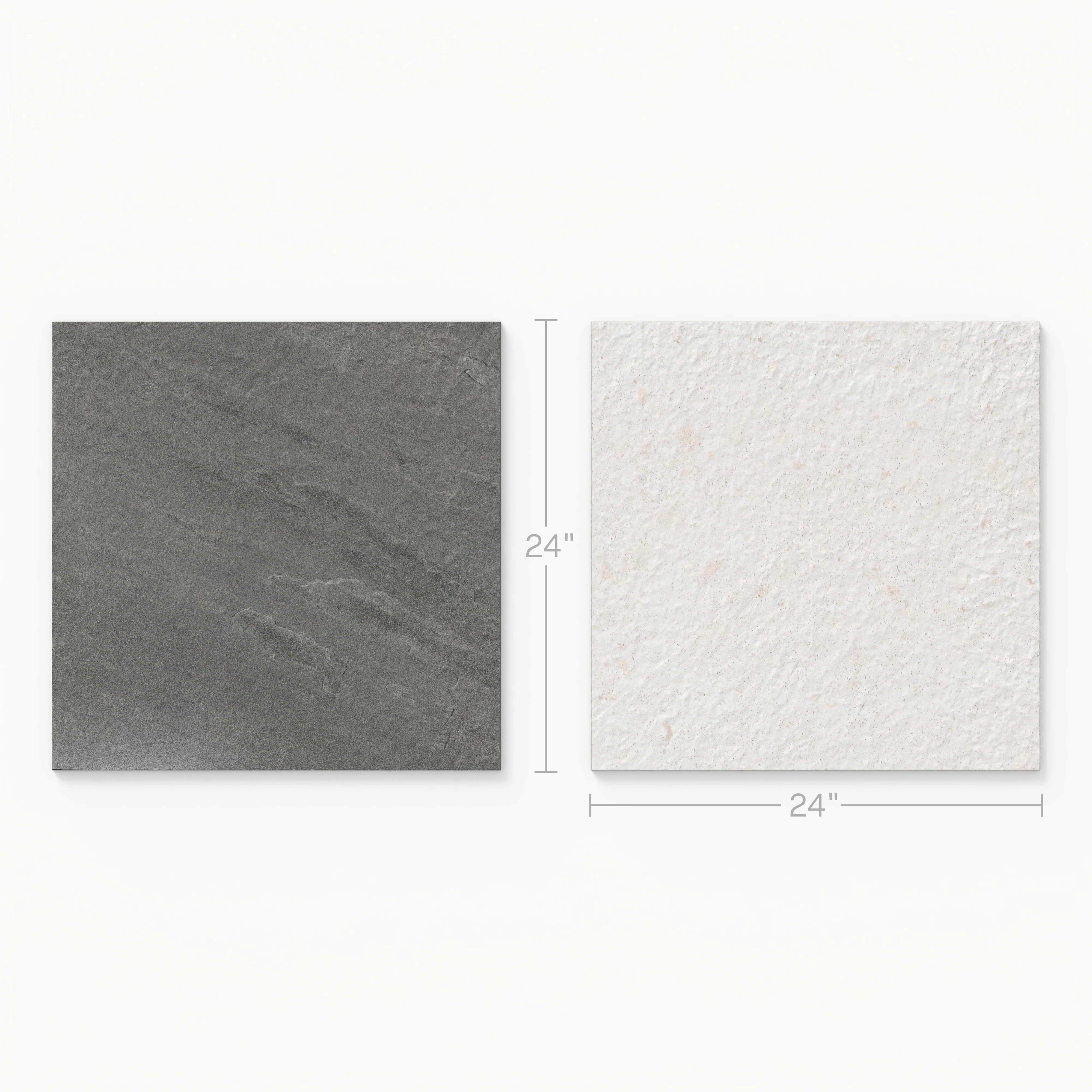 Bowden 24x24 Checkerboard Grip 2cm Porcelain Paver Tile in Multicolor & Canvas - Image 3
