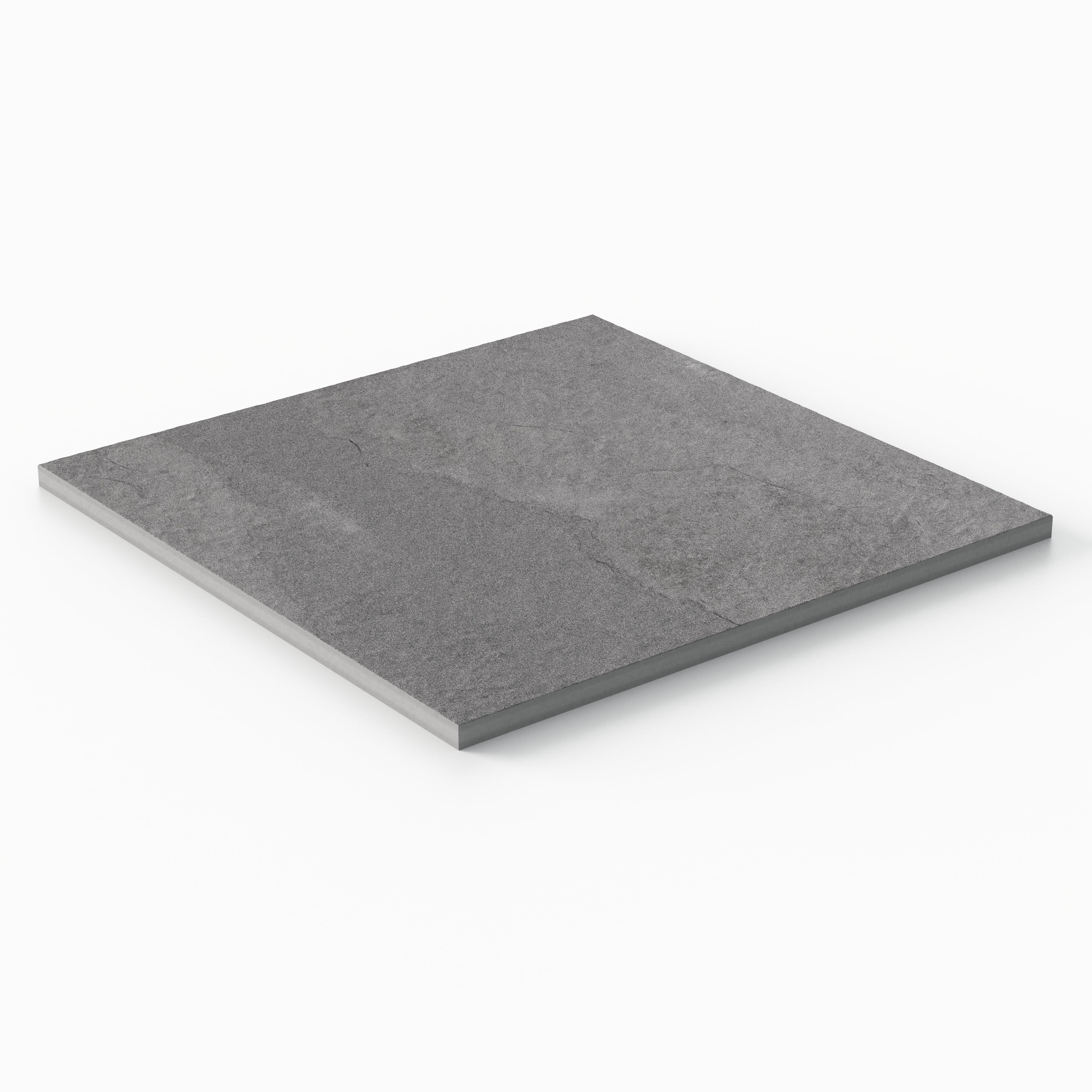 Bowden 24x24 Grip Porcelain 2cm Paver Tile in Graphite - Image 4
