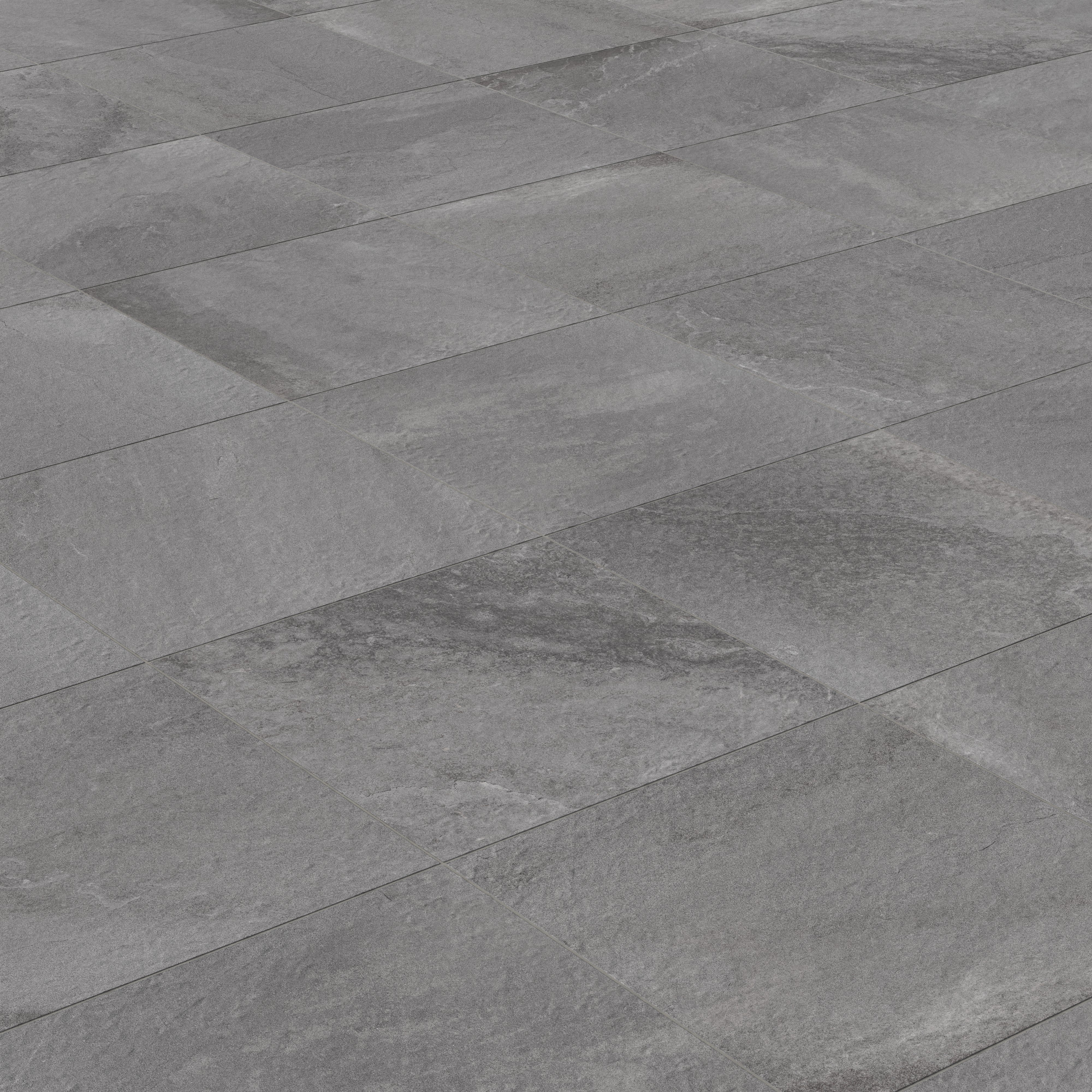 Bowden 24x24 Grip Porcelain 2cm Paver Tile in Graphite - Image 6