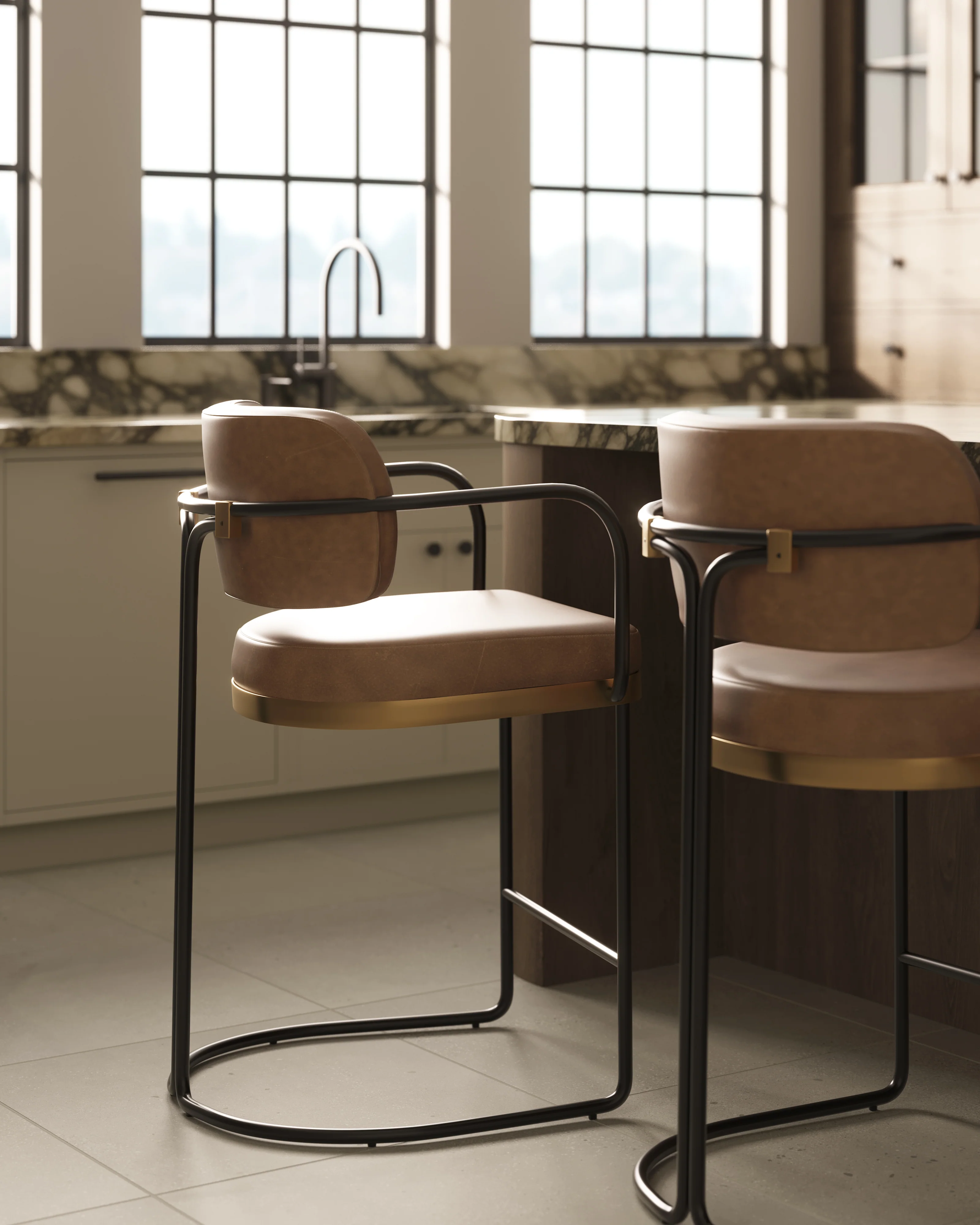 Sloane 24x24 Matte Porcelain Tile in Sandstone - Image 10