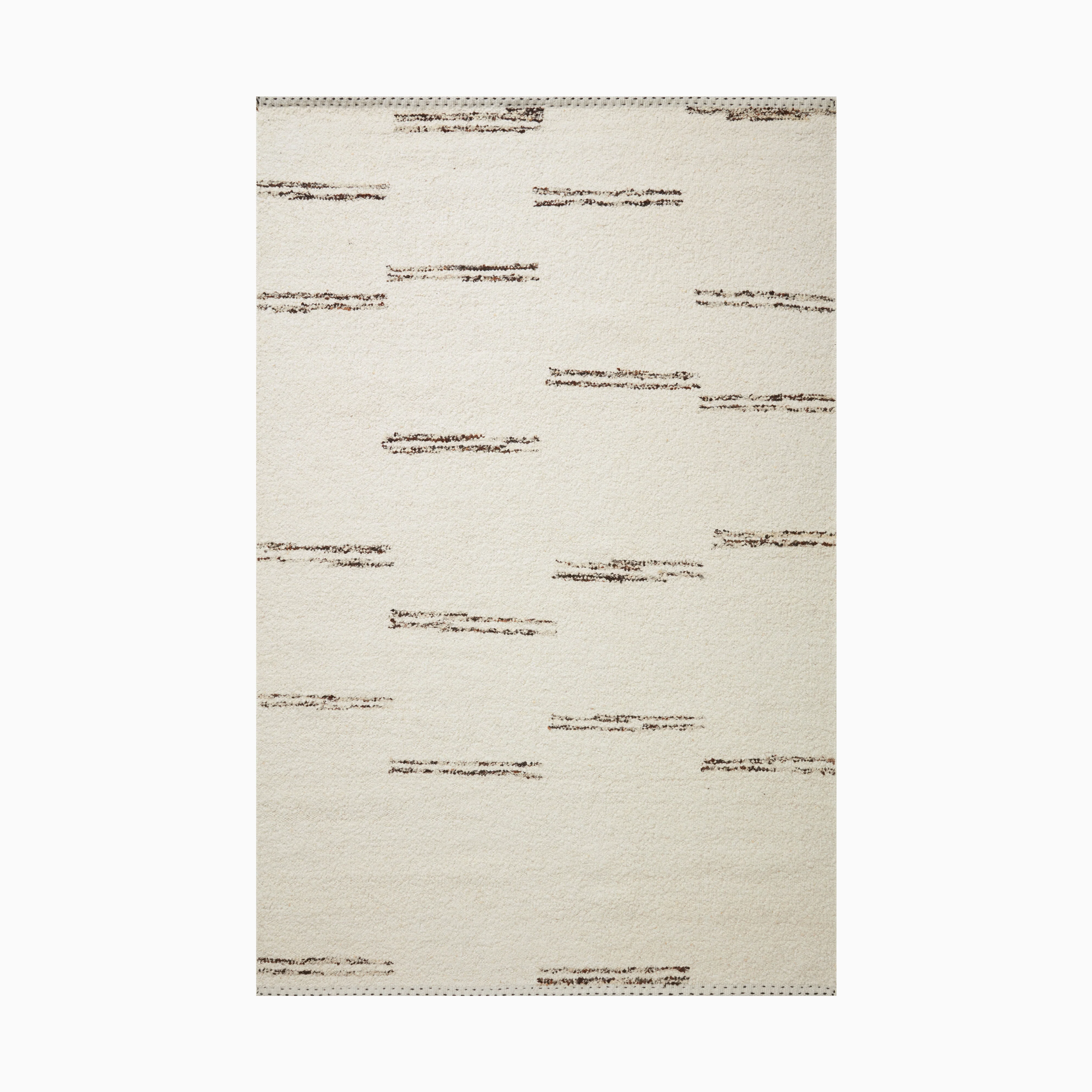Bowie Rug in Pearl / Coffee