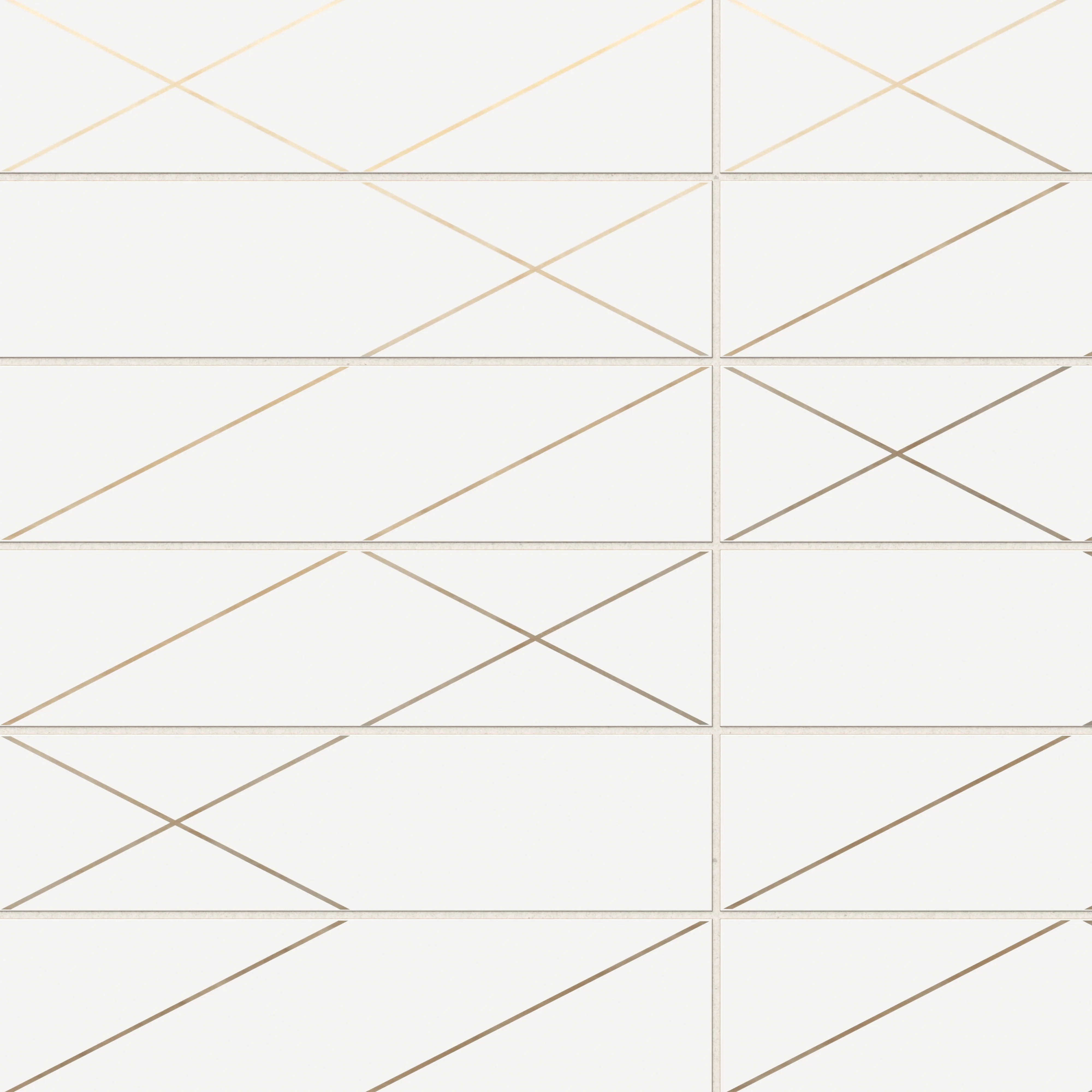 Braxton 4x16 Glossy Ceramic Tile in Gold
