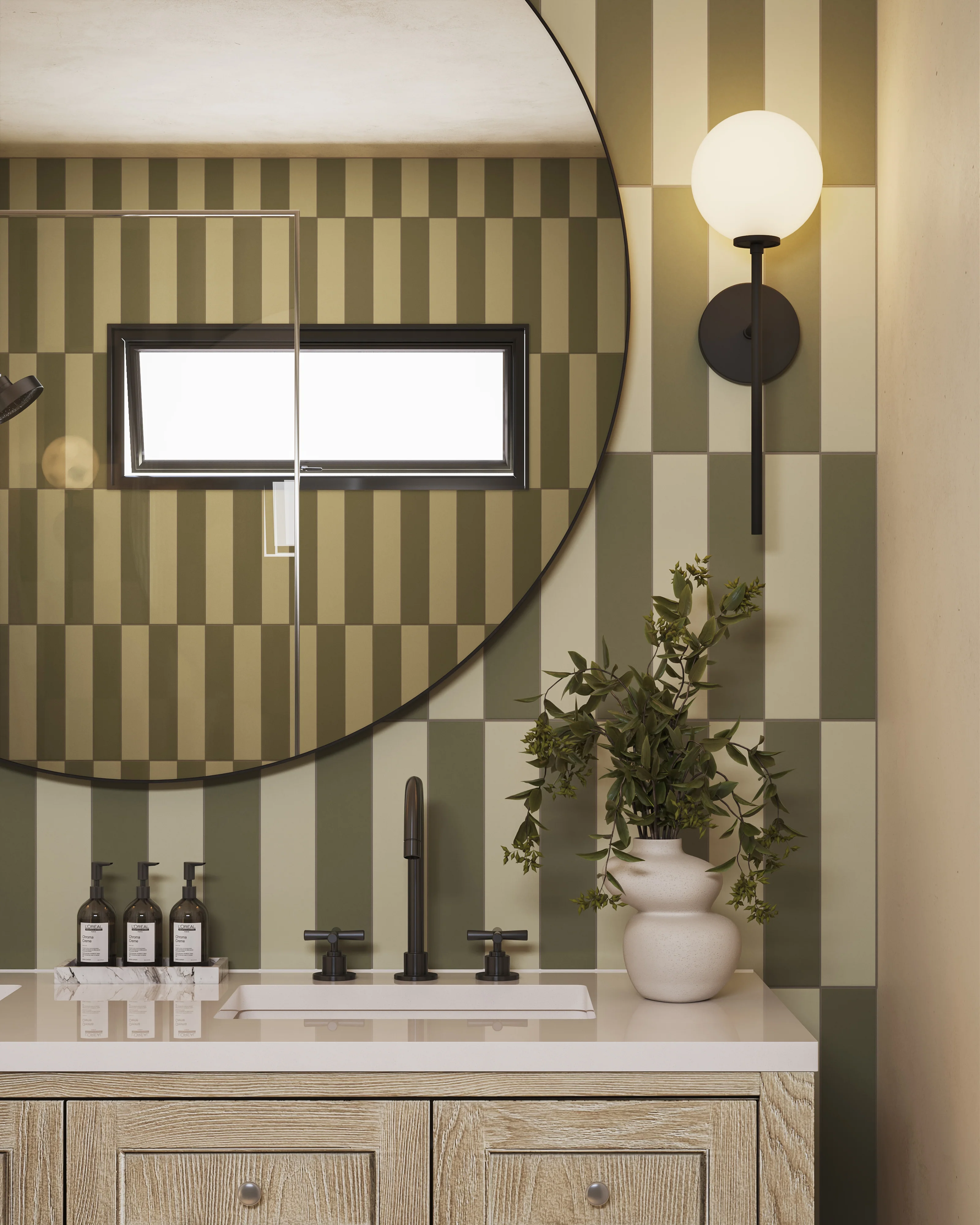 Bridgette 60" Double Vanity in Whitewashed Oak with 3 cm White Zeus Quartz Top - Image 10