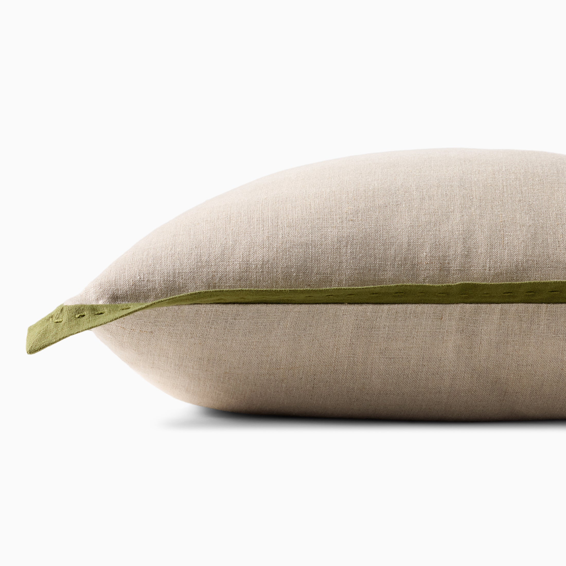 Brielle 18'' x 18'' Pillow Cover in Natural / Green - Image 2