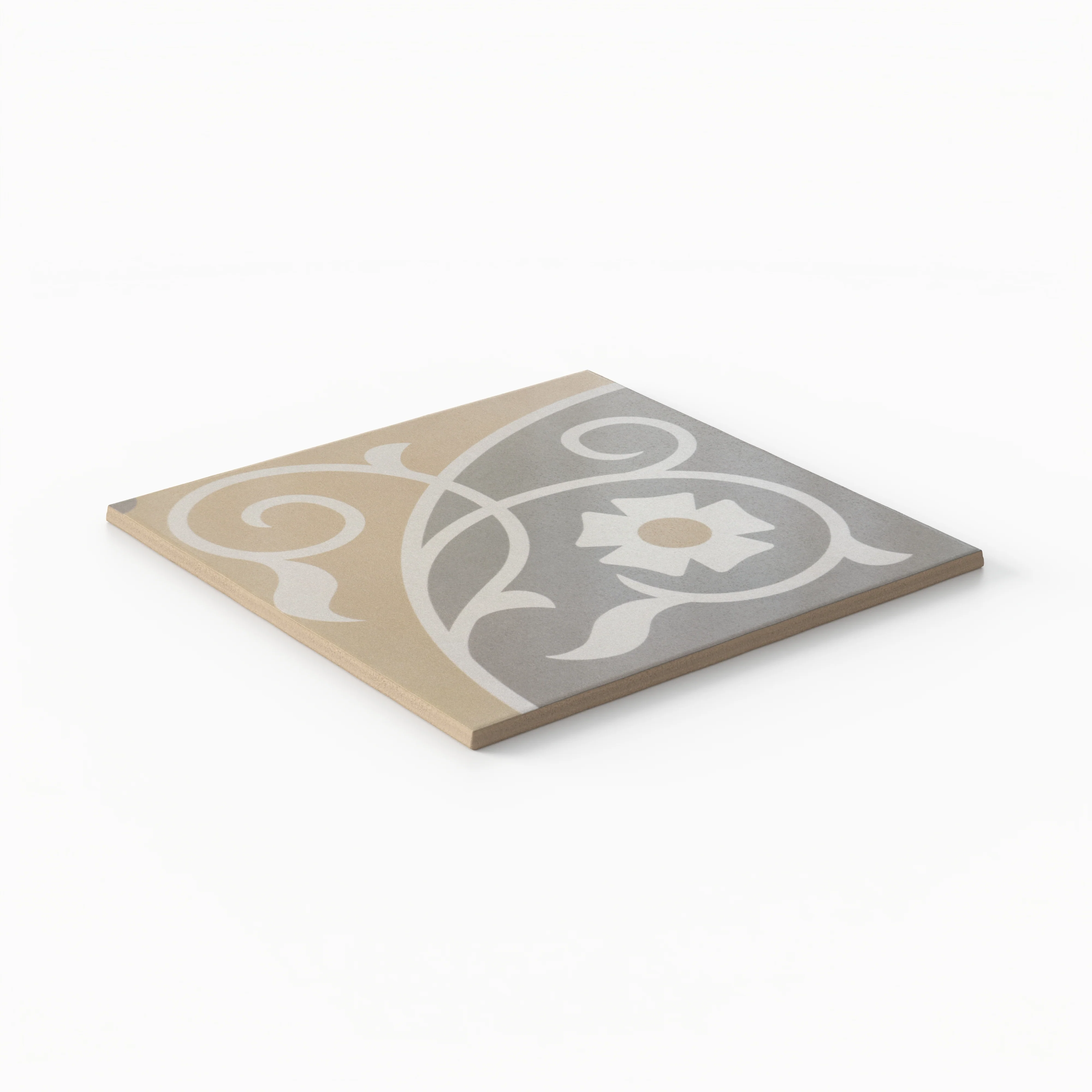 Brielle 8x8 Matte Porcelain Tile in Florian - Image 4