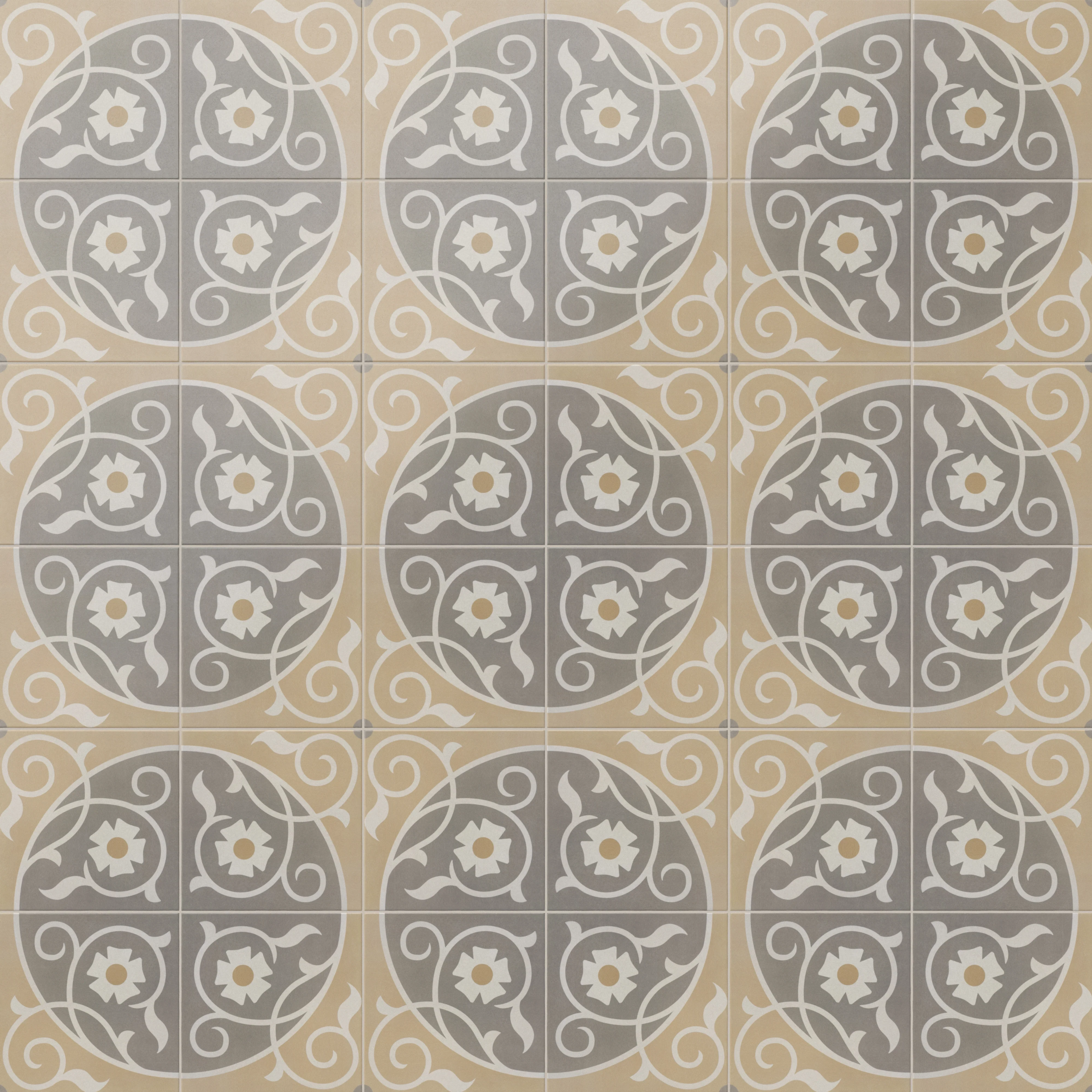 Brielle 8x8 Matte Porcelain Tile in Florian - Image 5