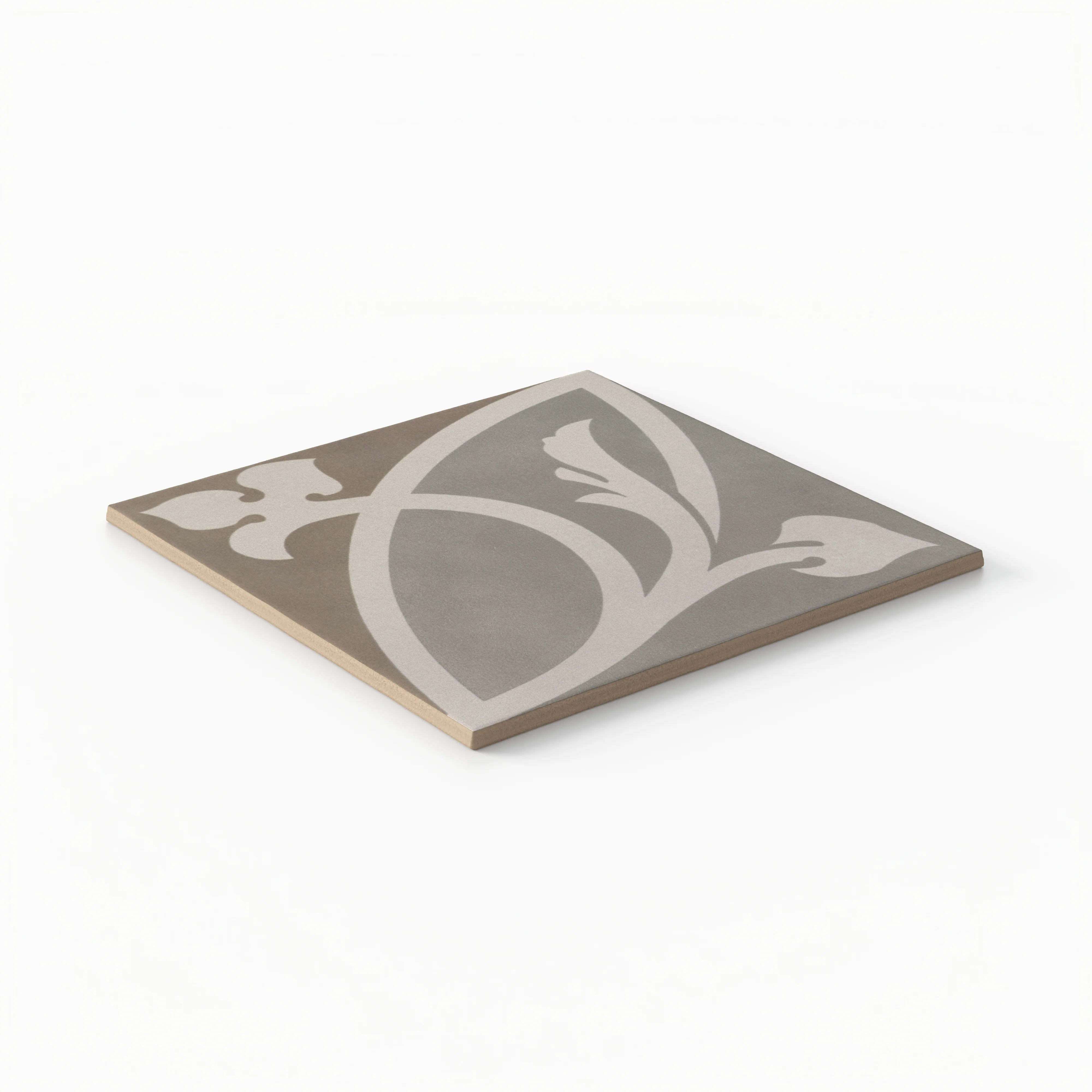 Brielle 8x8 Matte Porcelain Tile in Nouveau Stone - Image 4