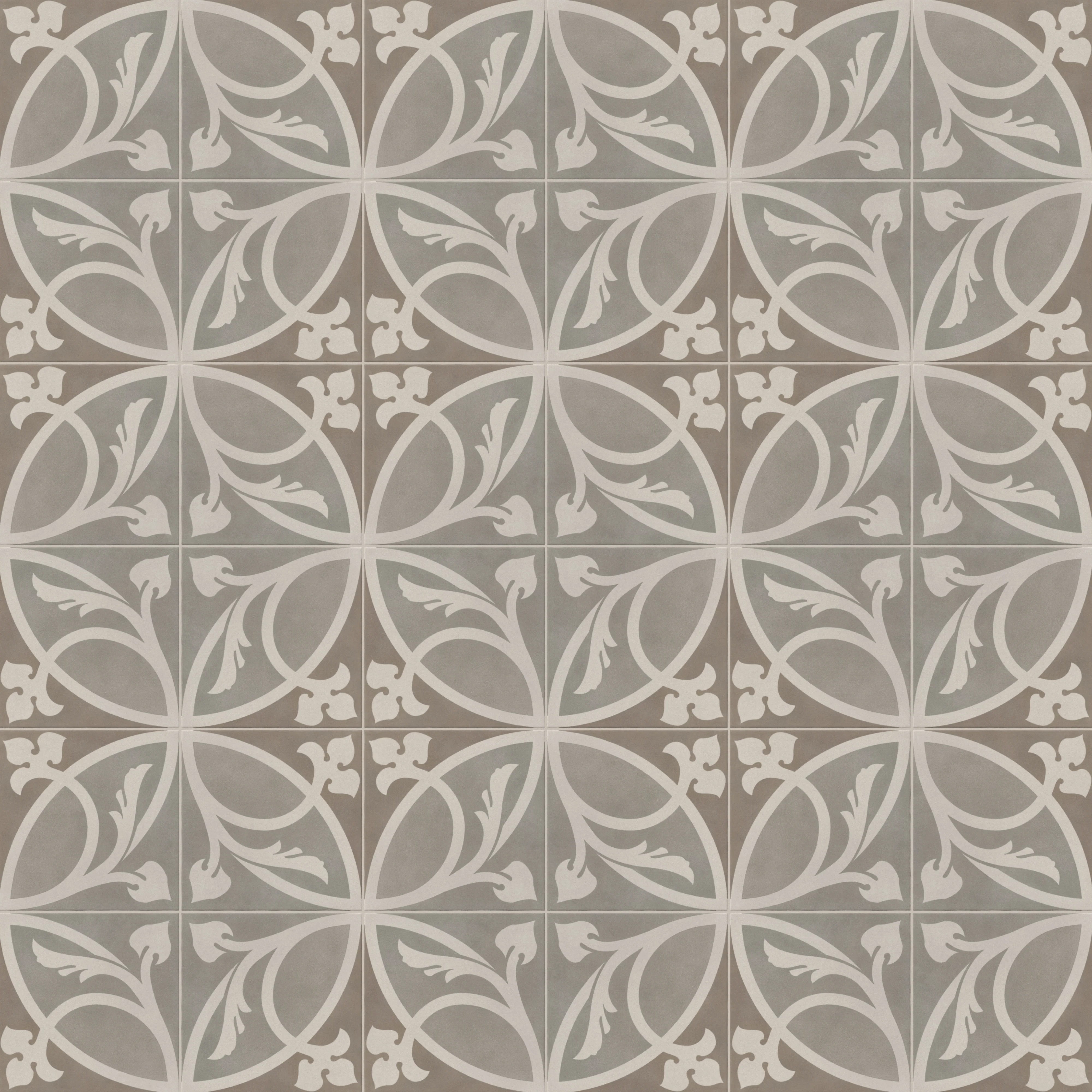 Brielle 8x8 Matte Porcelain Tile in Nouveau Stone - Image 5