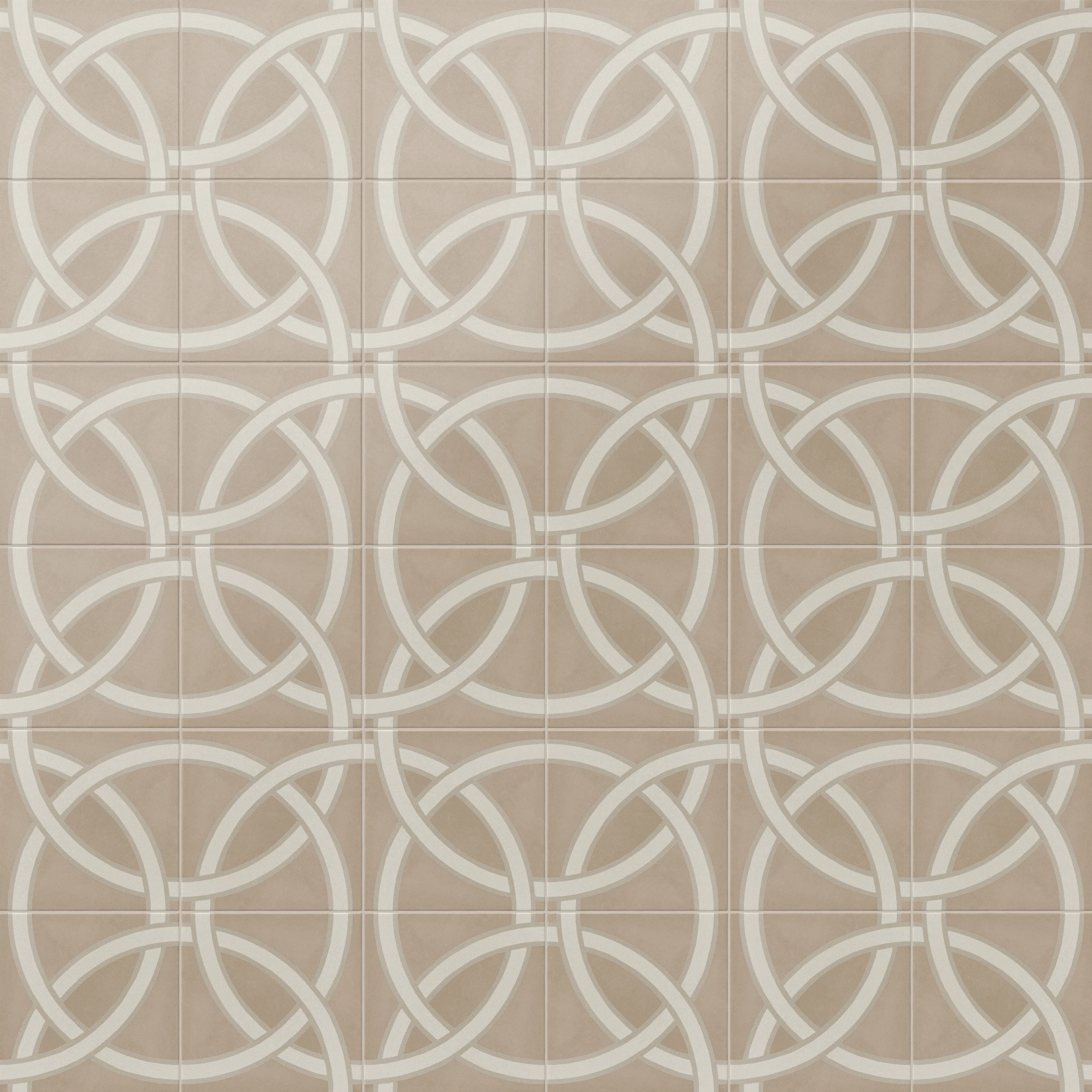 Brielle 8x8 Matte Porcelain Tile in Pirouette - Image 4