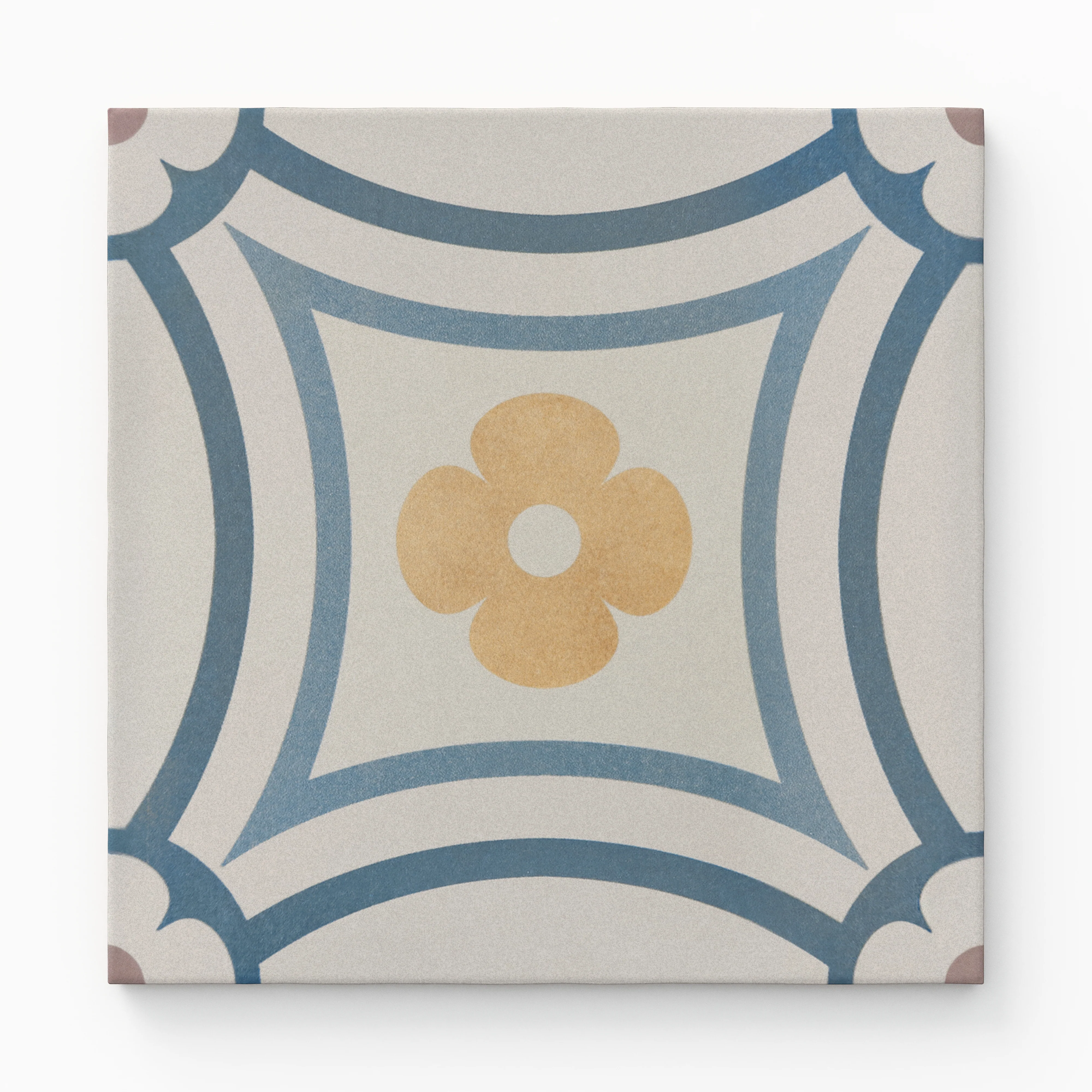 Brielle 8x8 Matte Porcelain Tile in Reine - Image 3