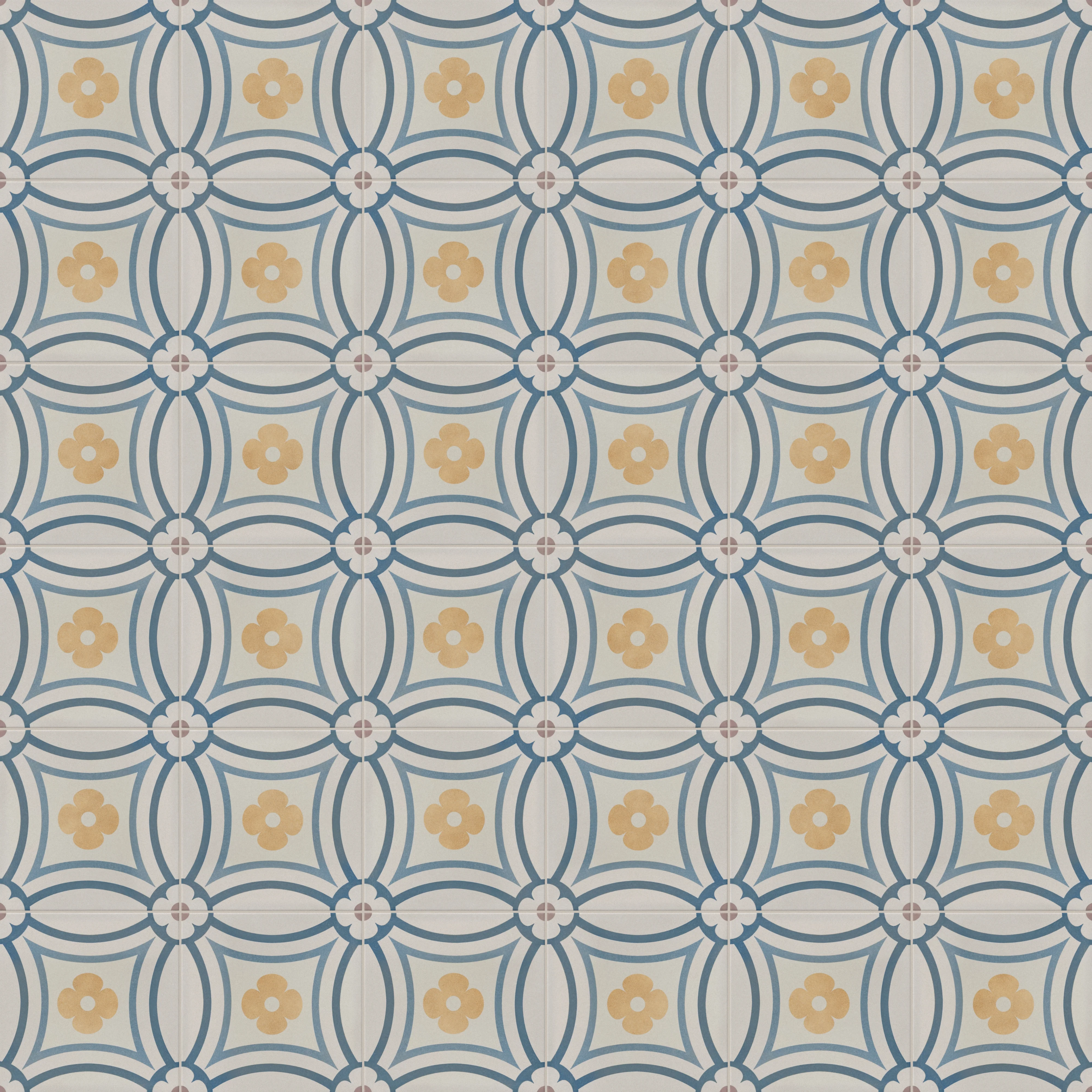 Brielle 8x8 Matte Porcelain Tile in Reine - Image 5