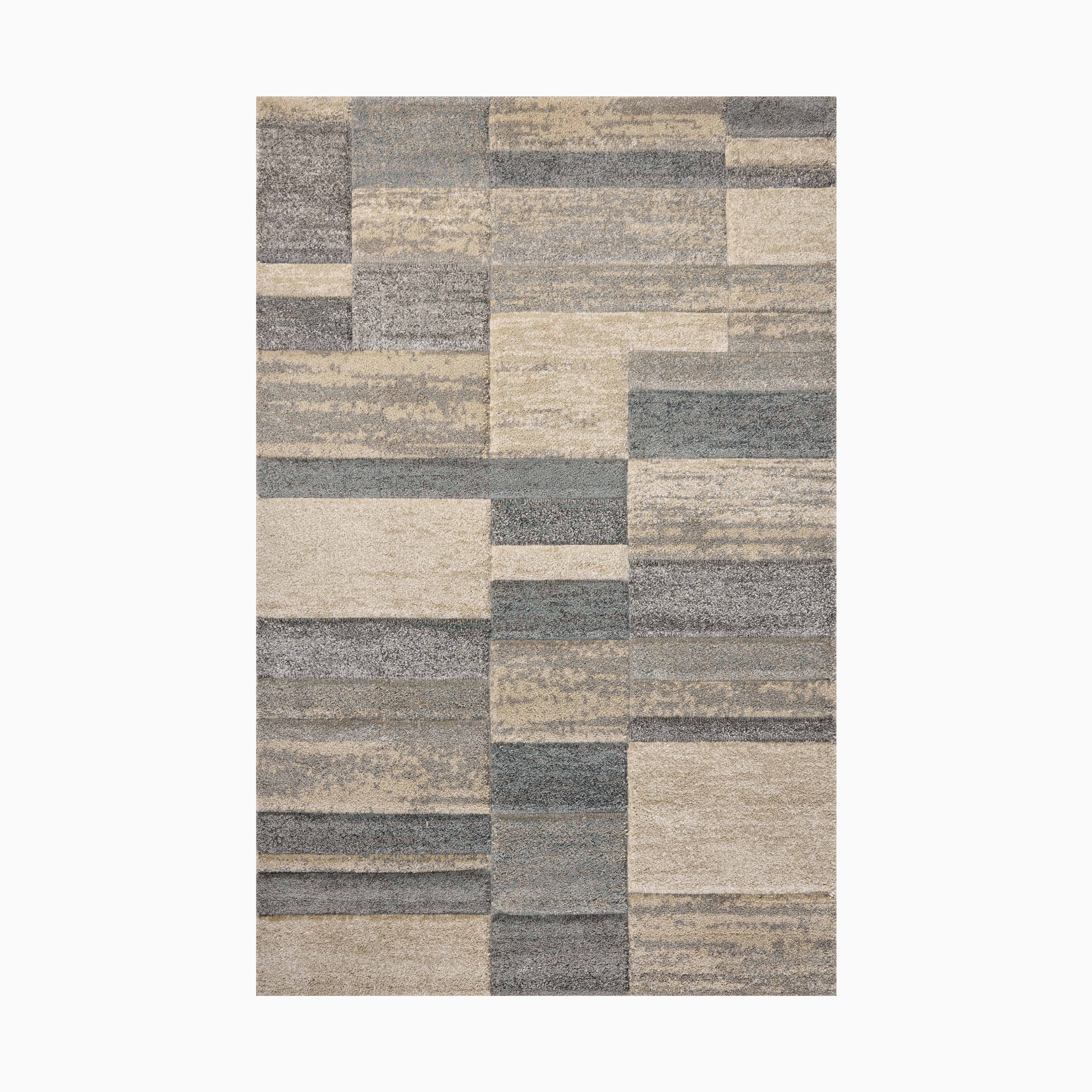 Broderick Rug in Lake / Bone
