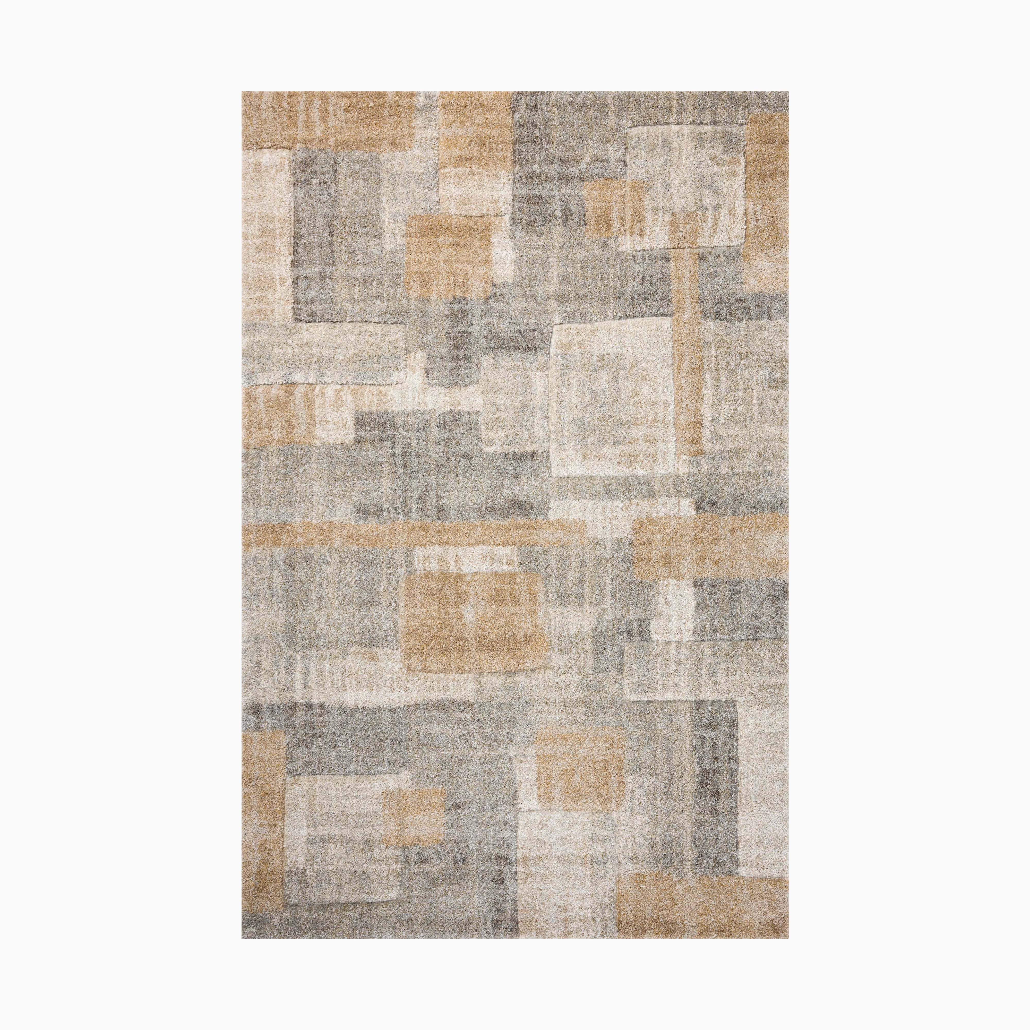 Broderick Rug in Smoke / Terracotta