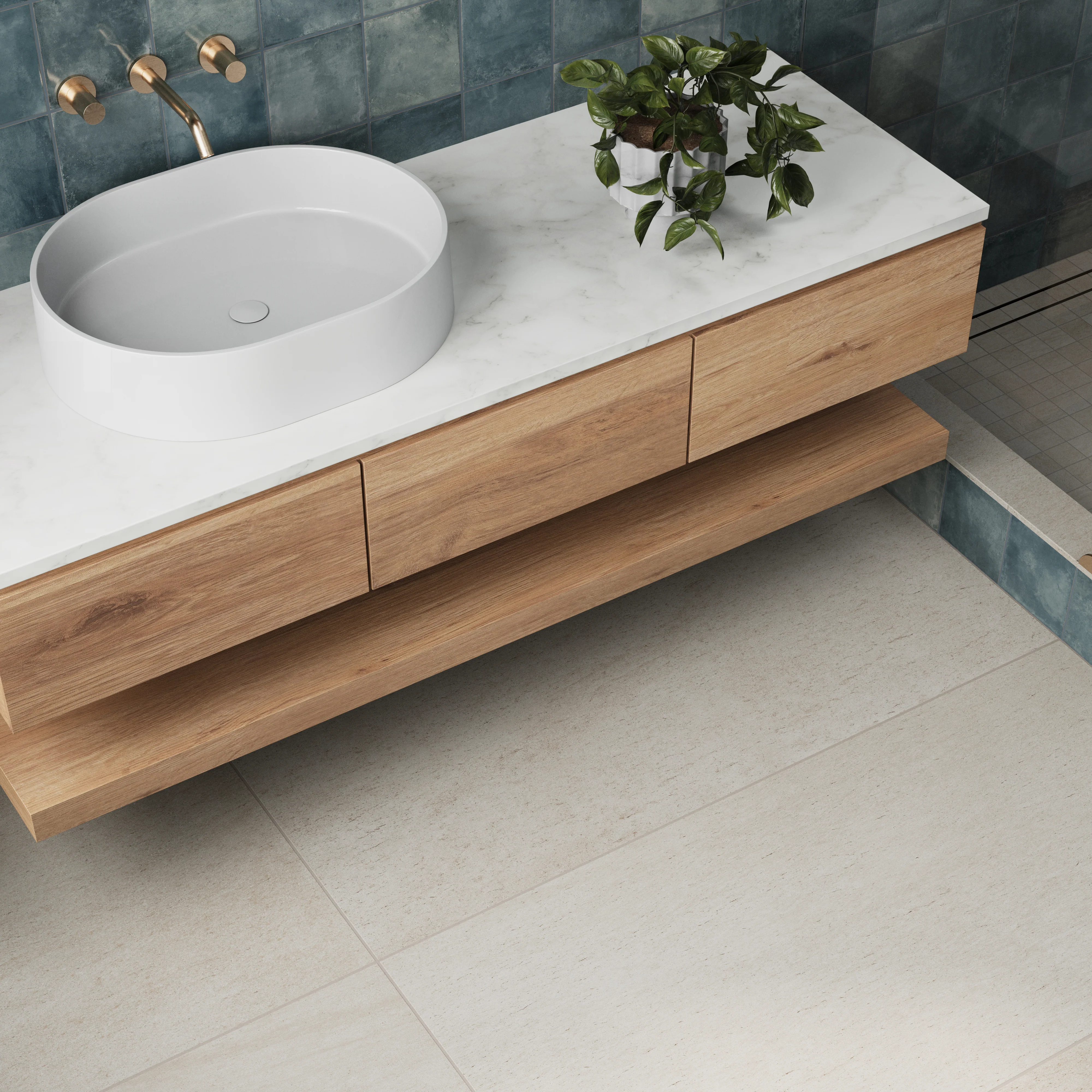 Brody 24x48 Matte Porcelain Tile in Sand - Image 2